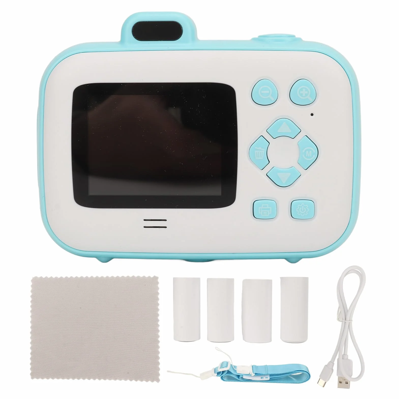 Aparat Natychmiastowy dla Dzieci 42 MP Ekran IPS HD 2,4 Cala Druk Termiczny Materiał ABS Bateria