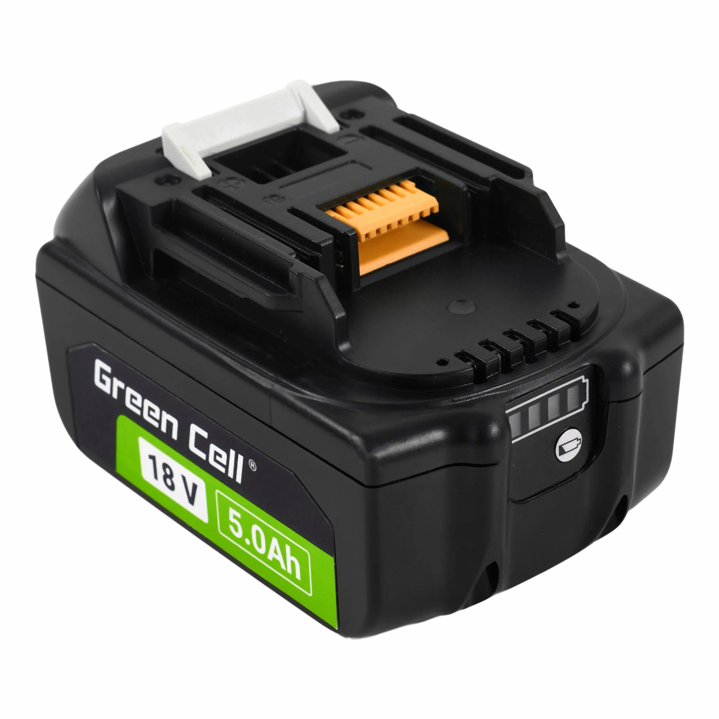 Akumulator Green Cell 18V 5Ah Li-Ion do elektronarzędzi Makita LXT — Wysokiej Jakości Zamiennik, Wskaźnik LED Naładowania, Zoptymalizowana Wydajność i Trwałość