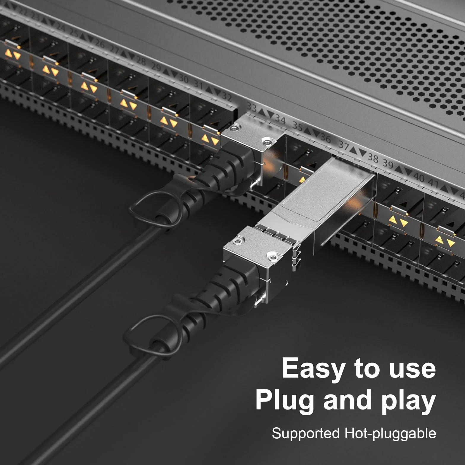 REDLUX Kabel DAC 10G SFP+ 0,25 m, 0,25 m, podwójny kabel miedziany, bezpośrednie połączenie, kompatybilny z Cisco, Ubiquiti UniFi, Meraki, Microtik, Fortinet, TP-Link, D-Link, Broadcom