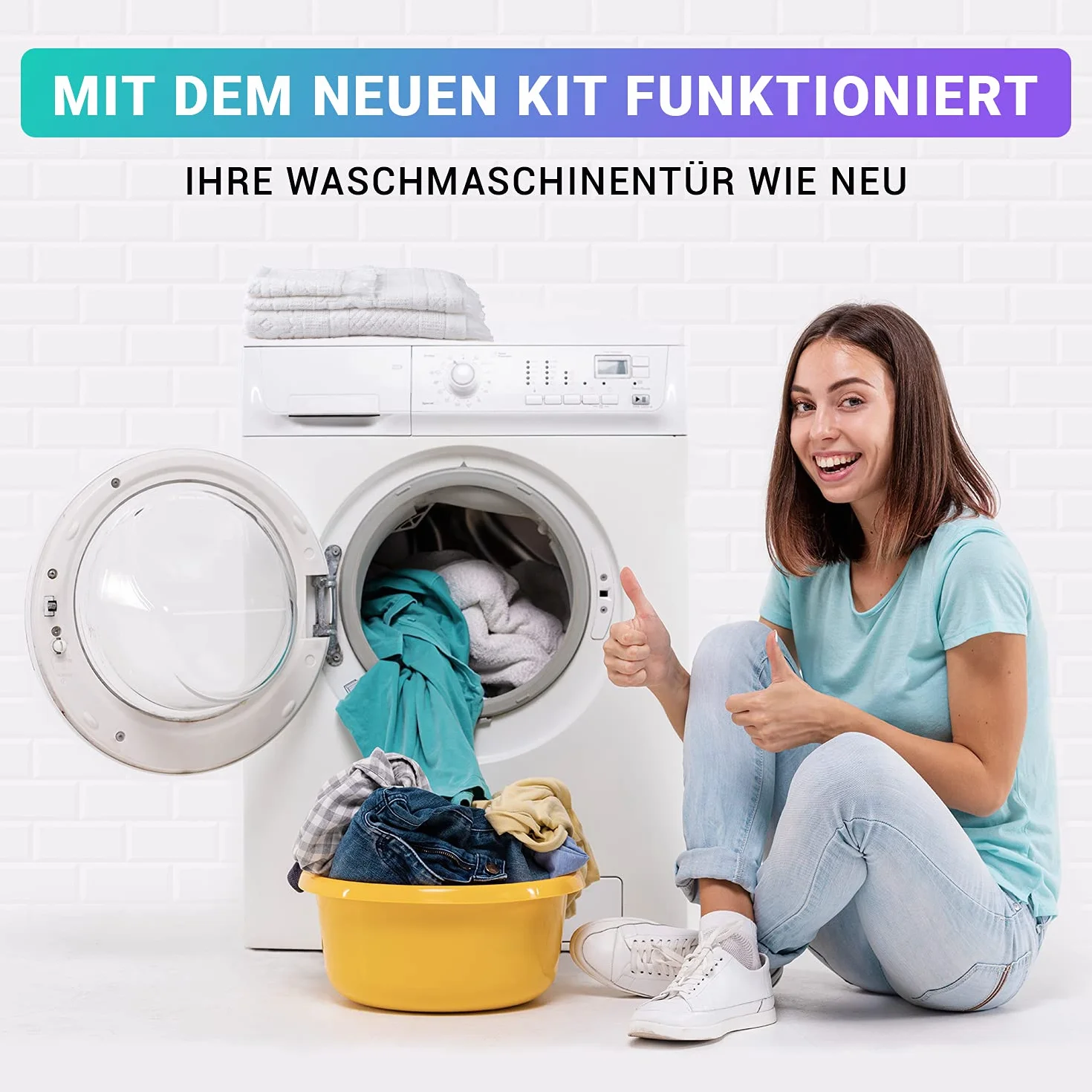 VIOKS Uchwyt drzwiowy/klamka drzwiowa zamiennik do AEG Electrolux kompletny do pralki 405508700/3, 4055087003 uchwyt / uchwyt okienny/zestaw uchwytów z nosem zamykającym do pralek AEG