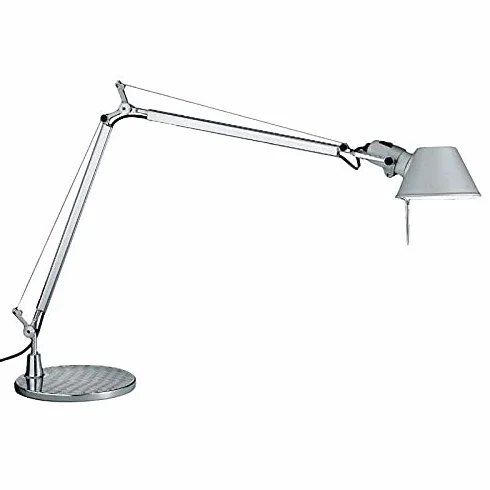 Artemide Tolomeo Alluminium szara lampa stołowa podstawa 23 cm A001000