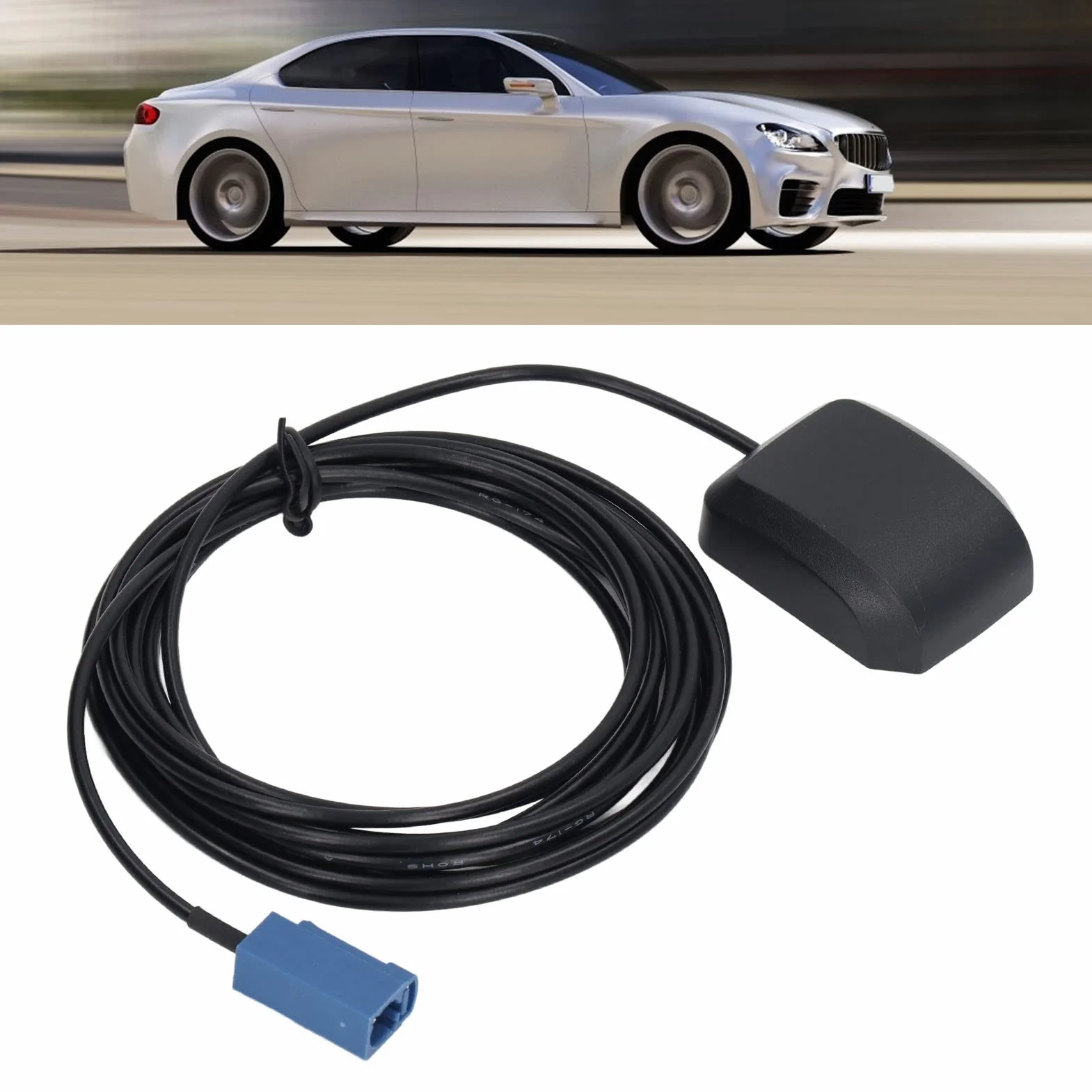 SYNC 3 APIM Antena GPS, 3 V-5 V Antena GPS 1575,42 MHz Wodoodporna Kompaktowa Zamiennik Modułu SYNC 3 APIM