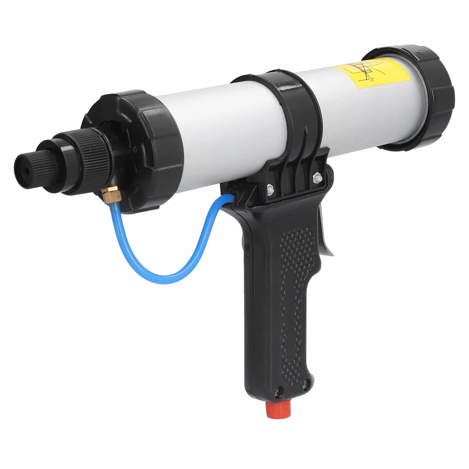 Pistolet do uszczelniania Holigie, pistolet do silikonu Air Power Wytrzymały pistolet do uszczelniania z regulatorem ciśnienia powietrza, pistolet do uszczelniania bez kapania do