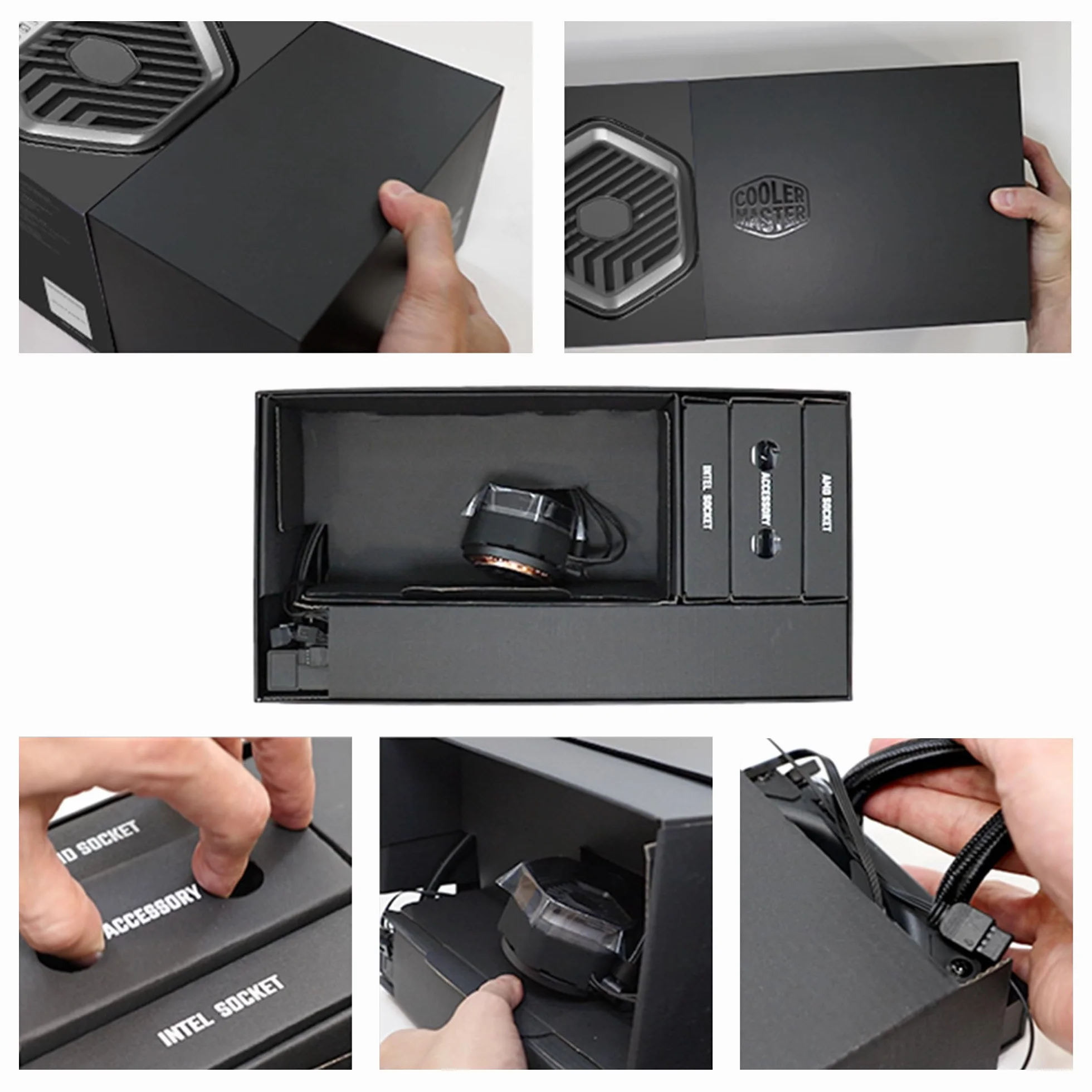 Cooler Master MasterLiquid 360 Atmos Stealth Chłodzenie Wodne CPU 360mm TDP 300W Czarny