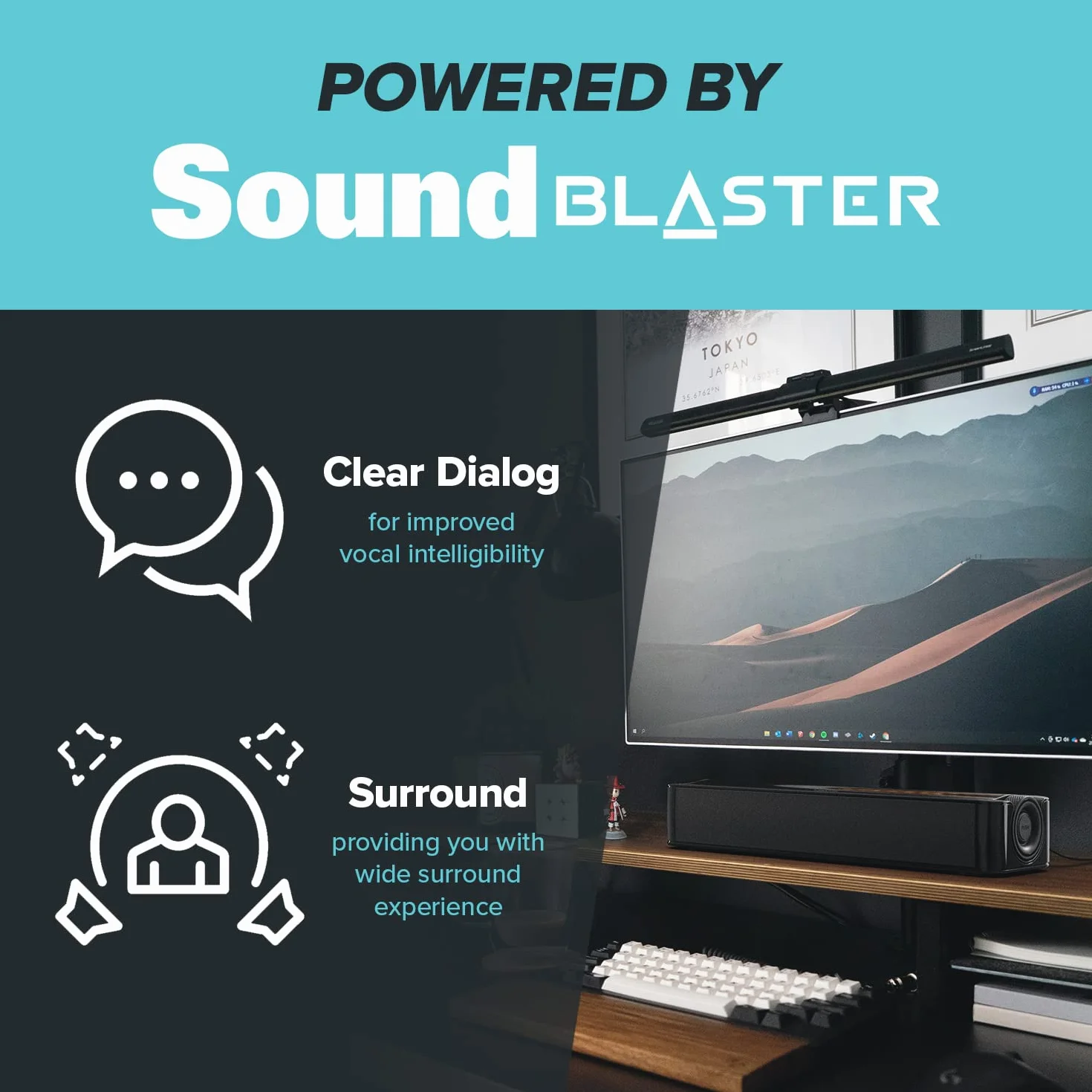 Creative Stage Se MF8410 Soundbar Głośnik Czarny