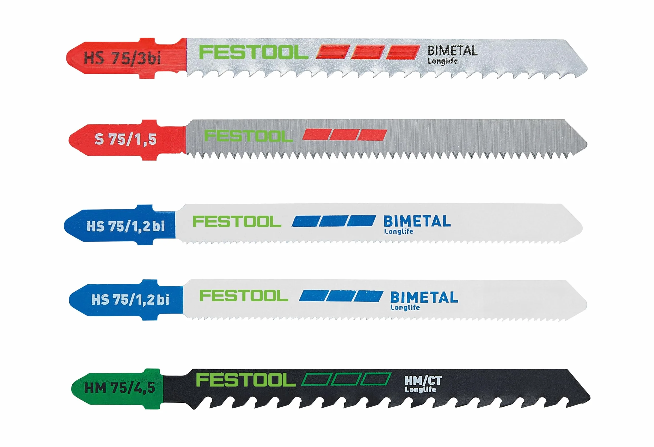 Festool Zestaw brzeszczotów do wyrzynarki STS-Sort/21 P/M/B