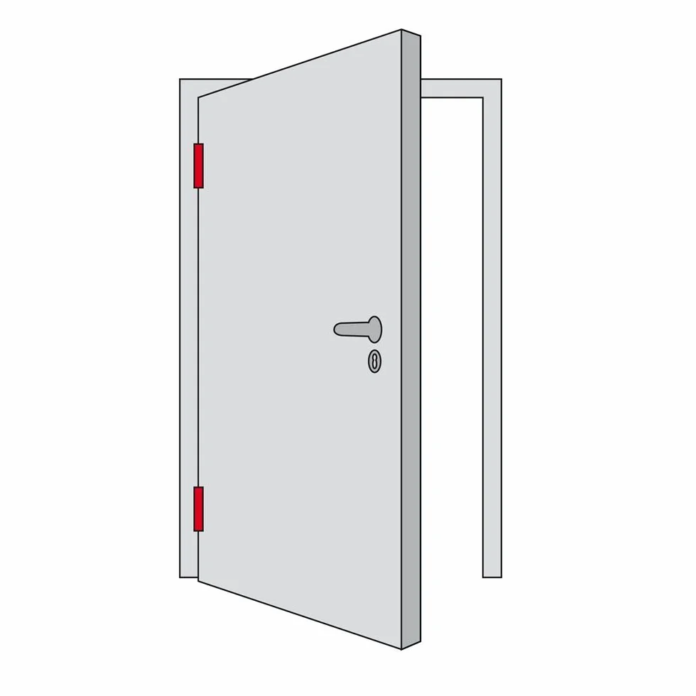 Abus TKZ40 Zamek Wpuszczany do Drzwi, Srebrny, 23.5 x 8.5 x 2 cm
