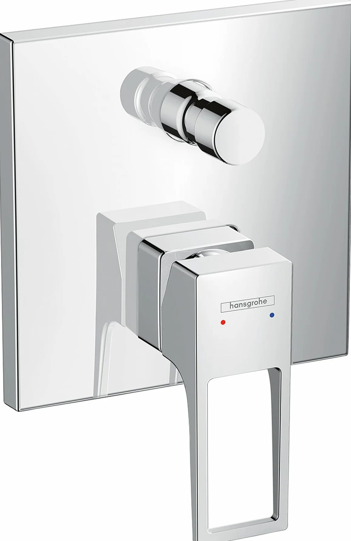 hansgrohe Metropol Jednouchwytowa bateria wannowa, montaż podtynkowy, uchwyt loop, element zewnętrzny chrom, 74545000