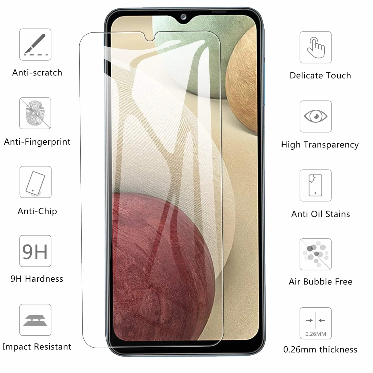 Samsung Galaxy A12 SM-A125F Wyświetlacz LCD Ekran Dotykowy Digitizer Czarny Zestaw Wymiany z Narzędziami