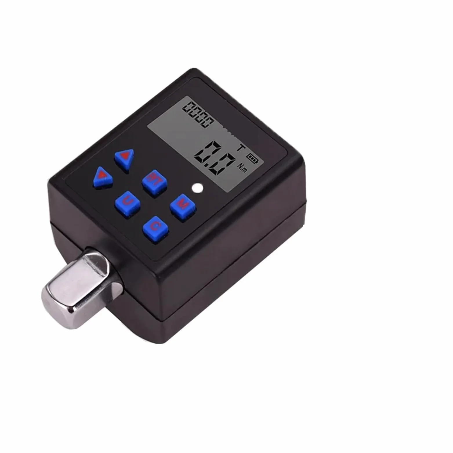 Wysokiej precyzji cyfrowy miernik momentu obrotowego 0,1-340 Nm Regulowany adapter miernika momentu obrotowego Profesjonalny elektroniczny klucz dynamometryczny z grzechotką(Torque1.35-135N.m)