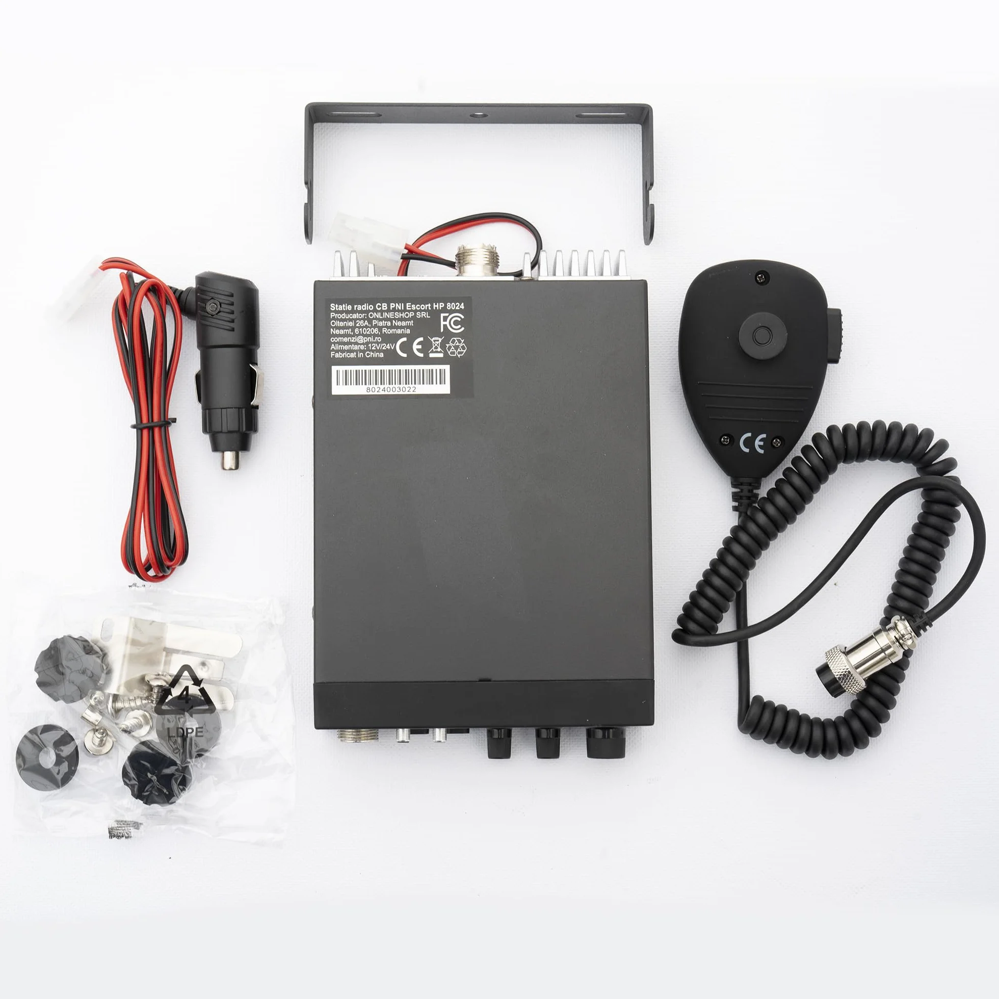 CB Radio PNI Escort HP 8024 12 V - 24 V 4 W AM/FM regulowane