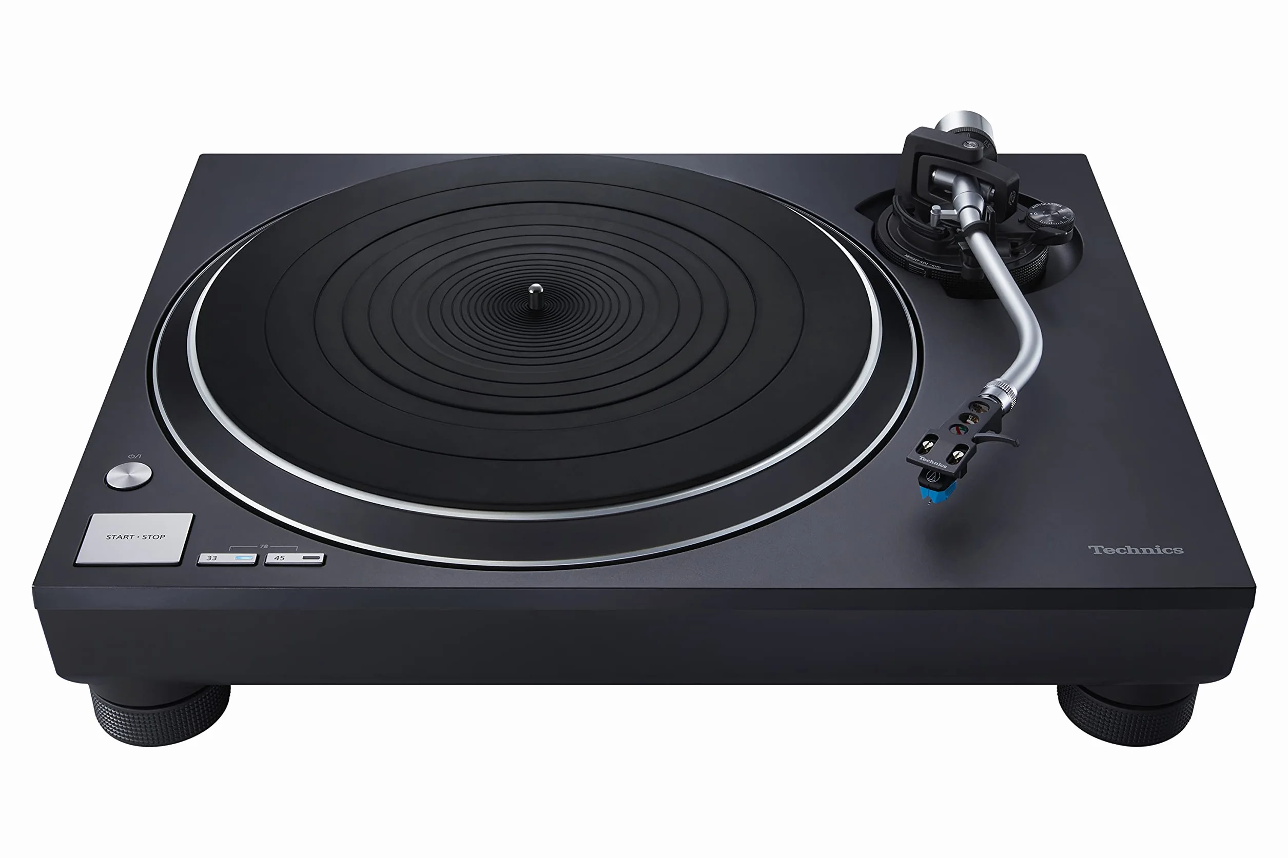 Technics SL-100 gramofon z napędem bezpośrednim klasy premium - bezrdzeniowy silnik z napędem bezpośrednim, wkładka audiofilska, Auto Lifter - czarny
