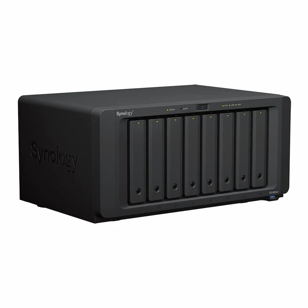 Synology DS1823XS+ NAS 8-bay 3.33/3.6 GHz QuadCore 8GB 2x LAN GbE 10 GbE