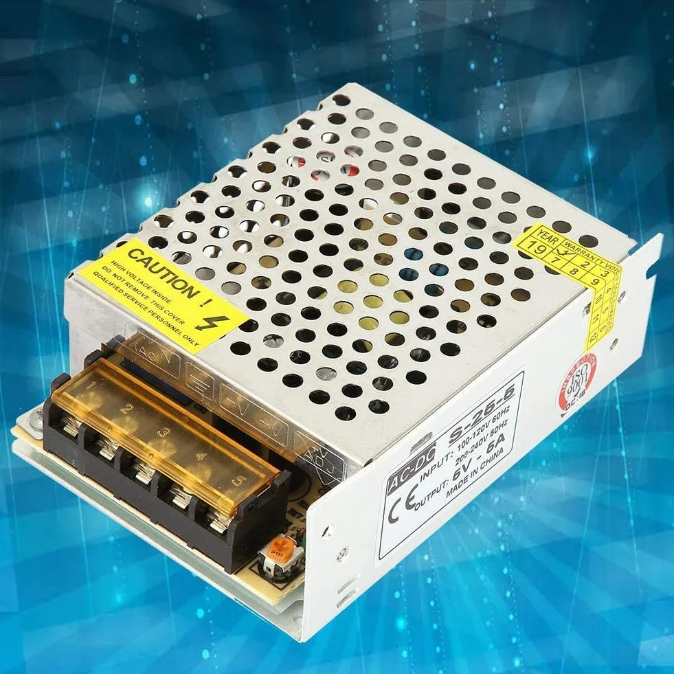 Zasilacz impulsowy 5V stałe napięcie DC zasilacz wyświetlacza 25W 5A transformator do oświetlenia LED