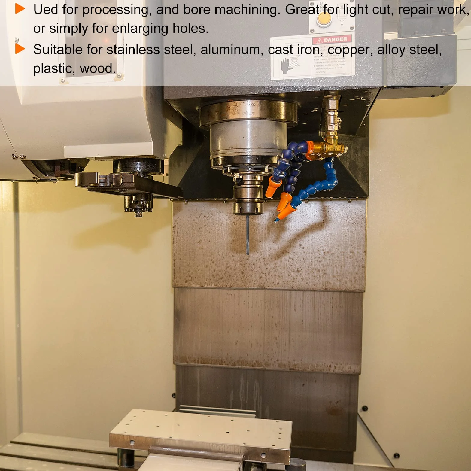 sourcing map Rozwiertak naprężający 12,2 mm H7 C1/K30 końcówka z twardego metalu precyzyjna prosta końcówka do fletów okrągłych