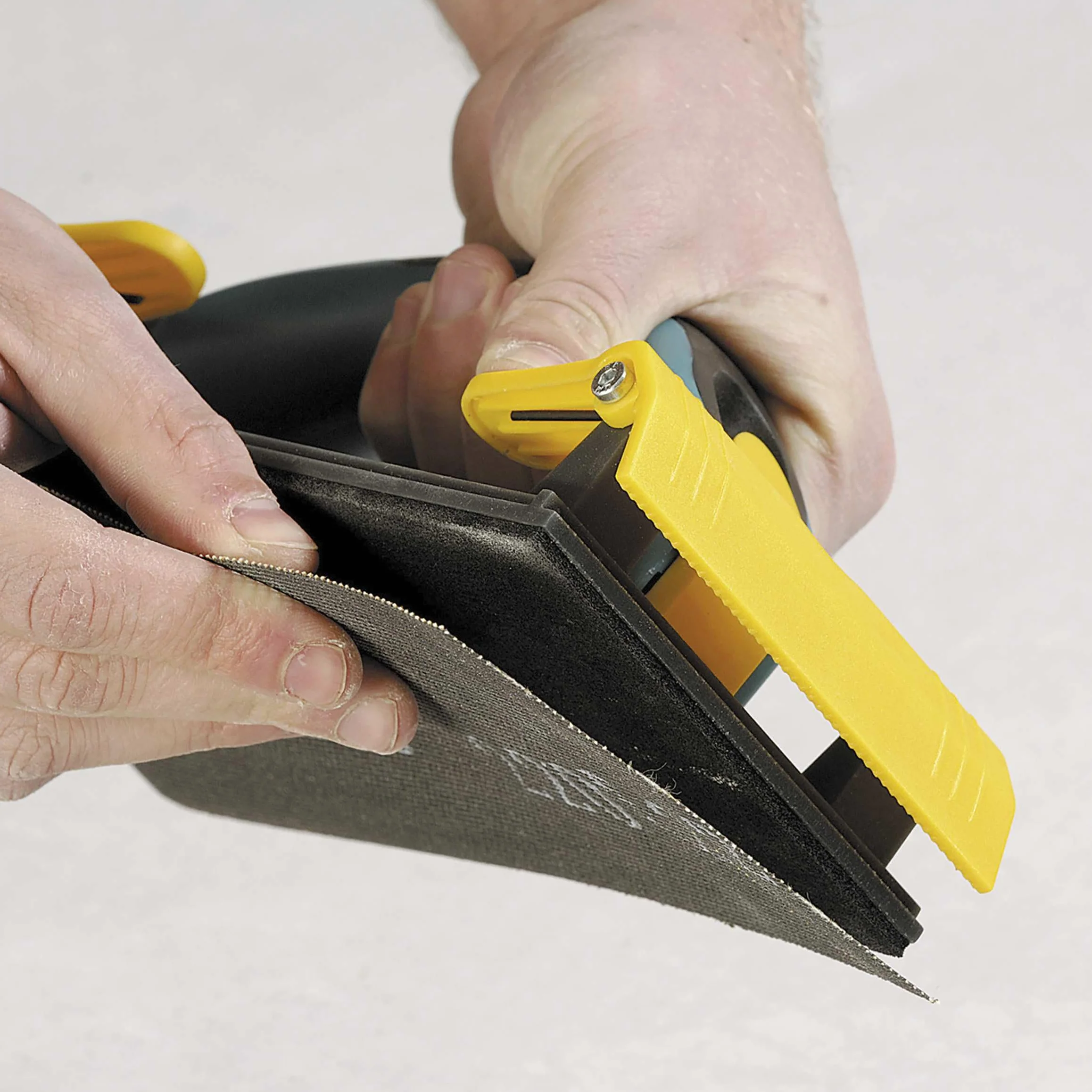 wolfcraft Szlifierka ręczna do płyt gipsowo-kartonowych I 4056000 I Do kontrolowanego, ergonomicznego szlifowania powierzchni gipsowo-kartonowych