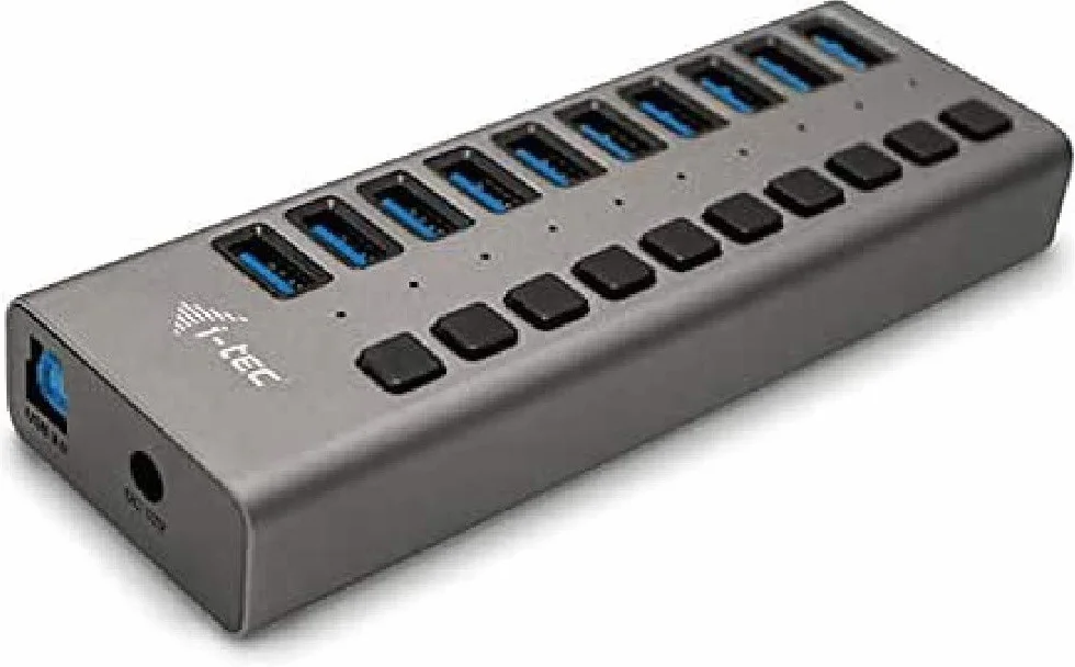 i-tec USB 3.0 HUB 10 portów, 48 W USB 3.0 HUB 10 portów, 48 W