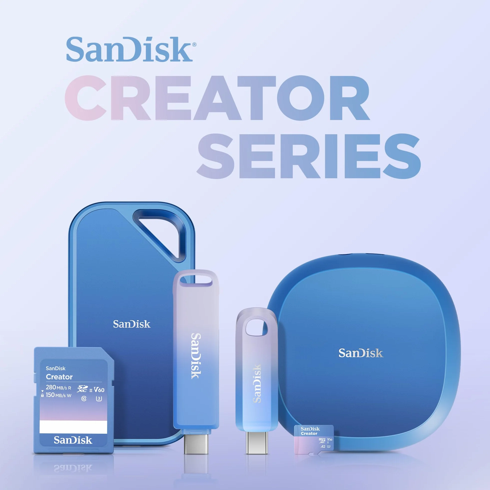 SanDisk Creator Pro Portable NVMe SSD 1 TB IP65 2000 MB/s