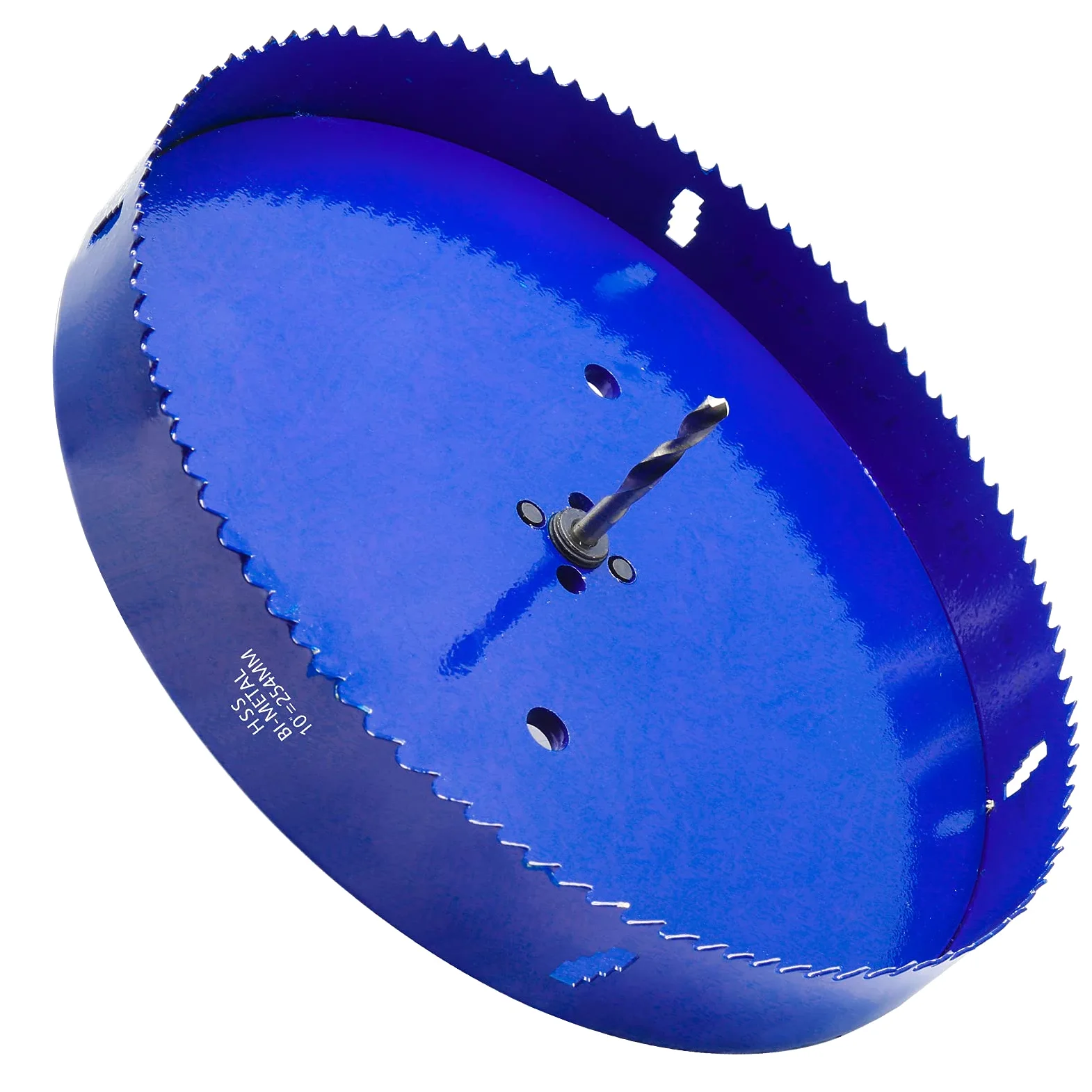 Otwornica 25,4 cm z wytrzymałym uchwytem, głębokość cięcia 3,5 cm, wiertło bimetalowe ze stali szybkotnącej do płynnego cięcia desek drewnianych, tworzyw sztucznych, ścianek działowych