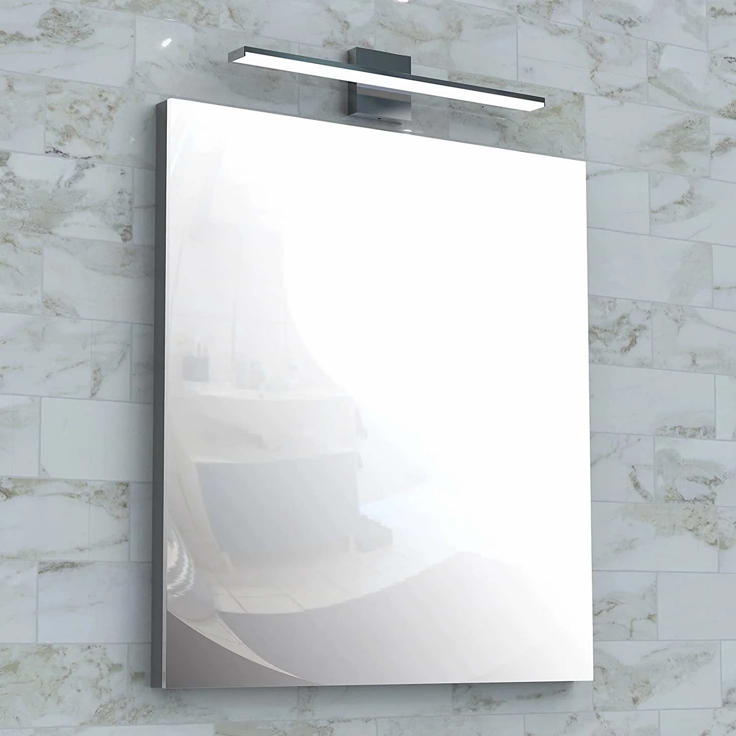 Lampa LED Do Lustra, 6000 K, 40 cm, 12 W, 1100 lm, Łazienki, Szafy, Oświetlenie Zaciskowe, Makijażu