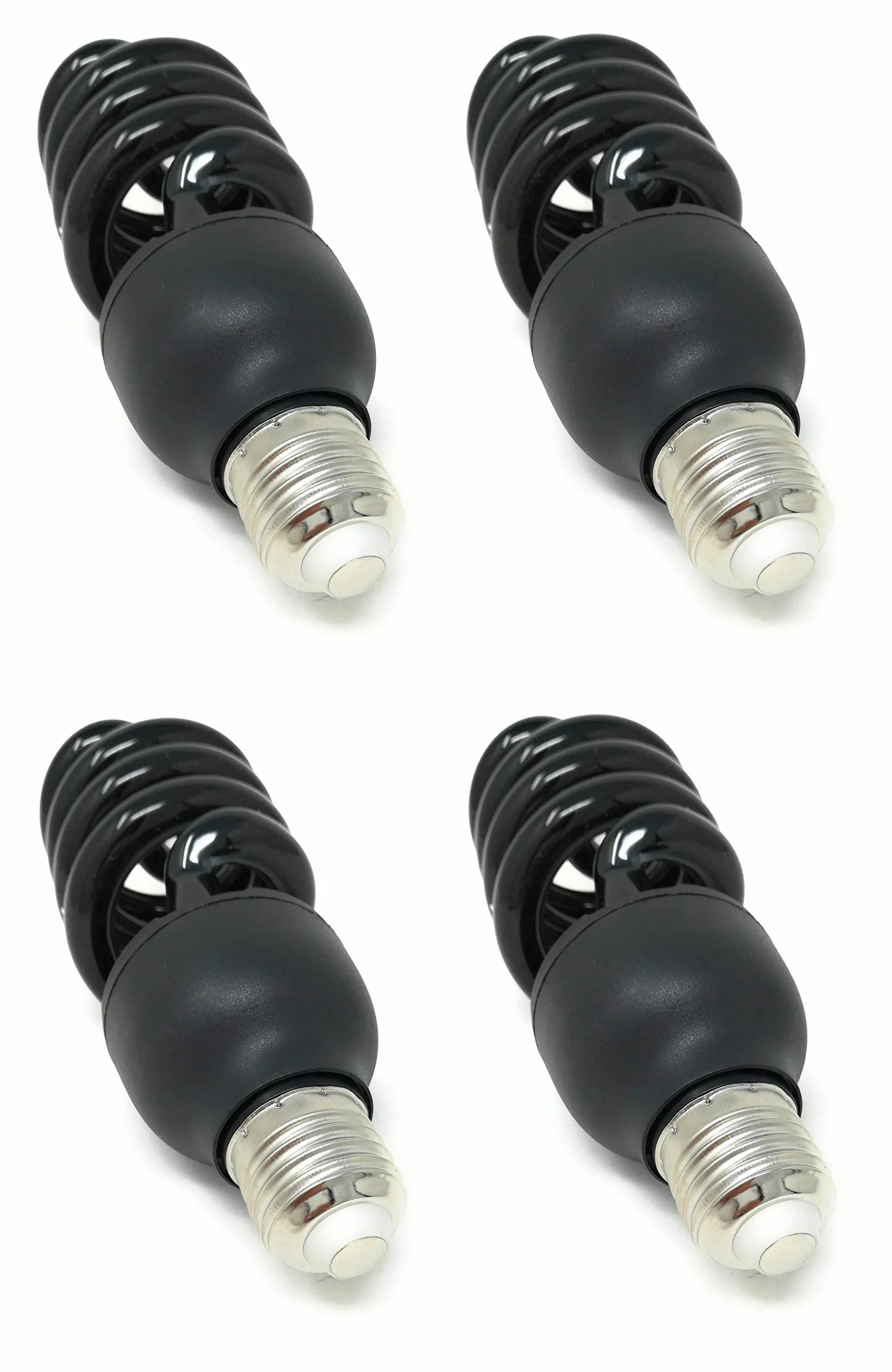 4 x Spiralna żarówka UV z czarnym światłem, 28 W, na dyskotekę, imprezę, efekt neonowy