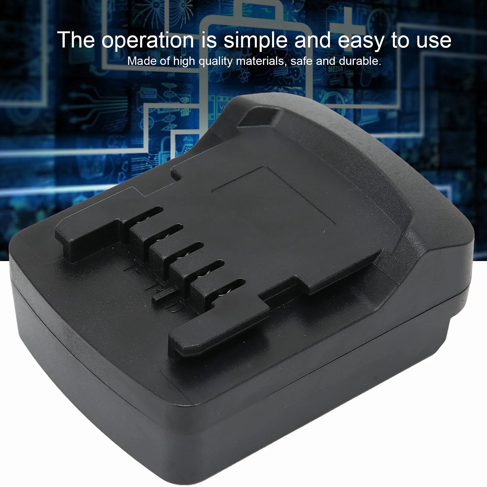 Adapter Akumulatora, Konwerter Adaptera Akumulatora do na Akumulator Litowy 18 V Zasilacz do Elektronarzędzi