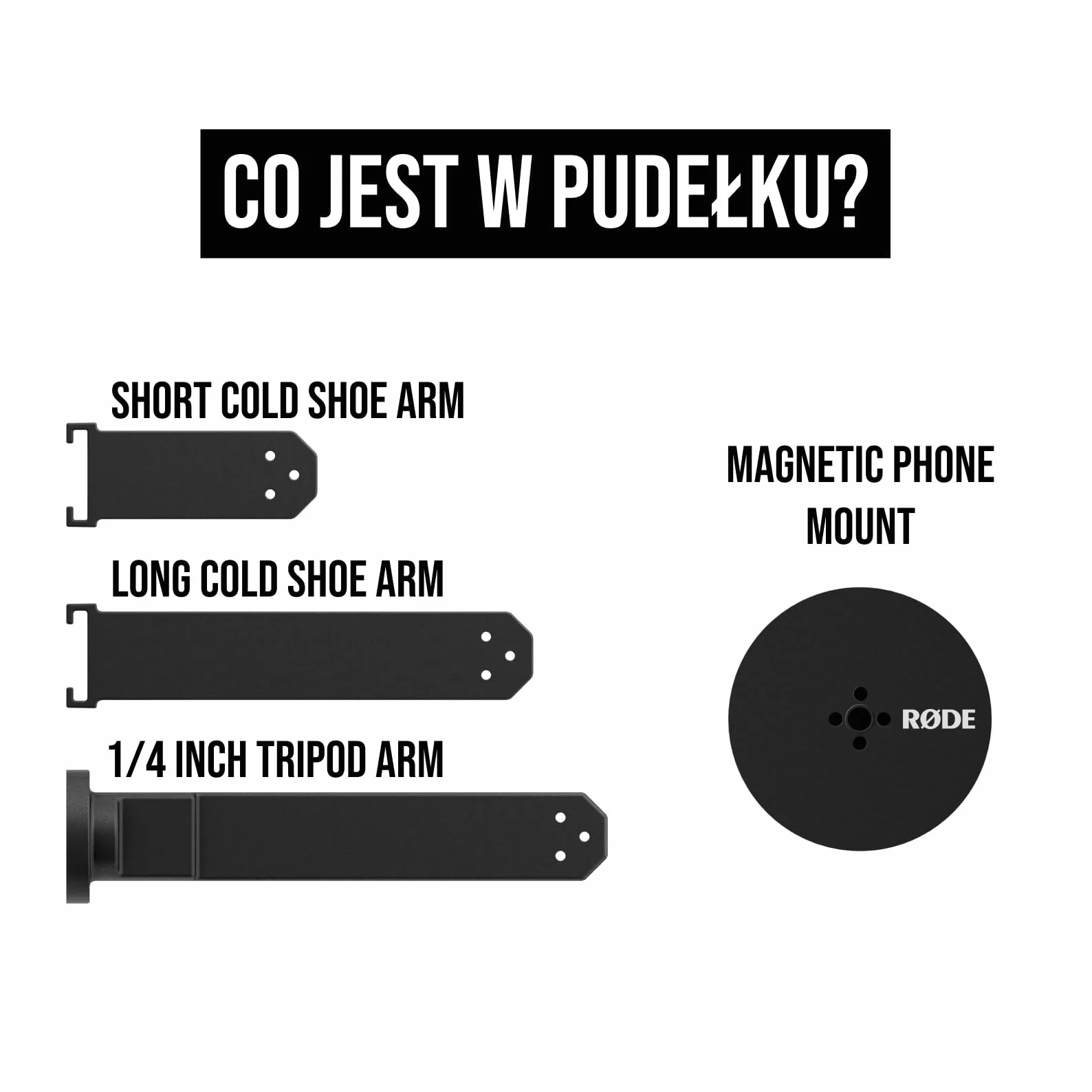 RØDE Magnetyczny Uchwyt do Smartfona Cold Shoe 1/4 cala MagSafe