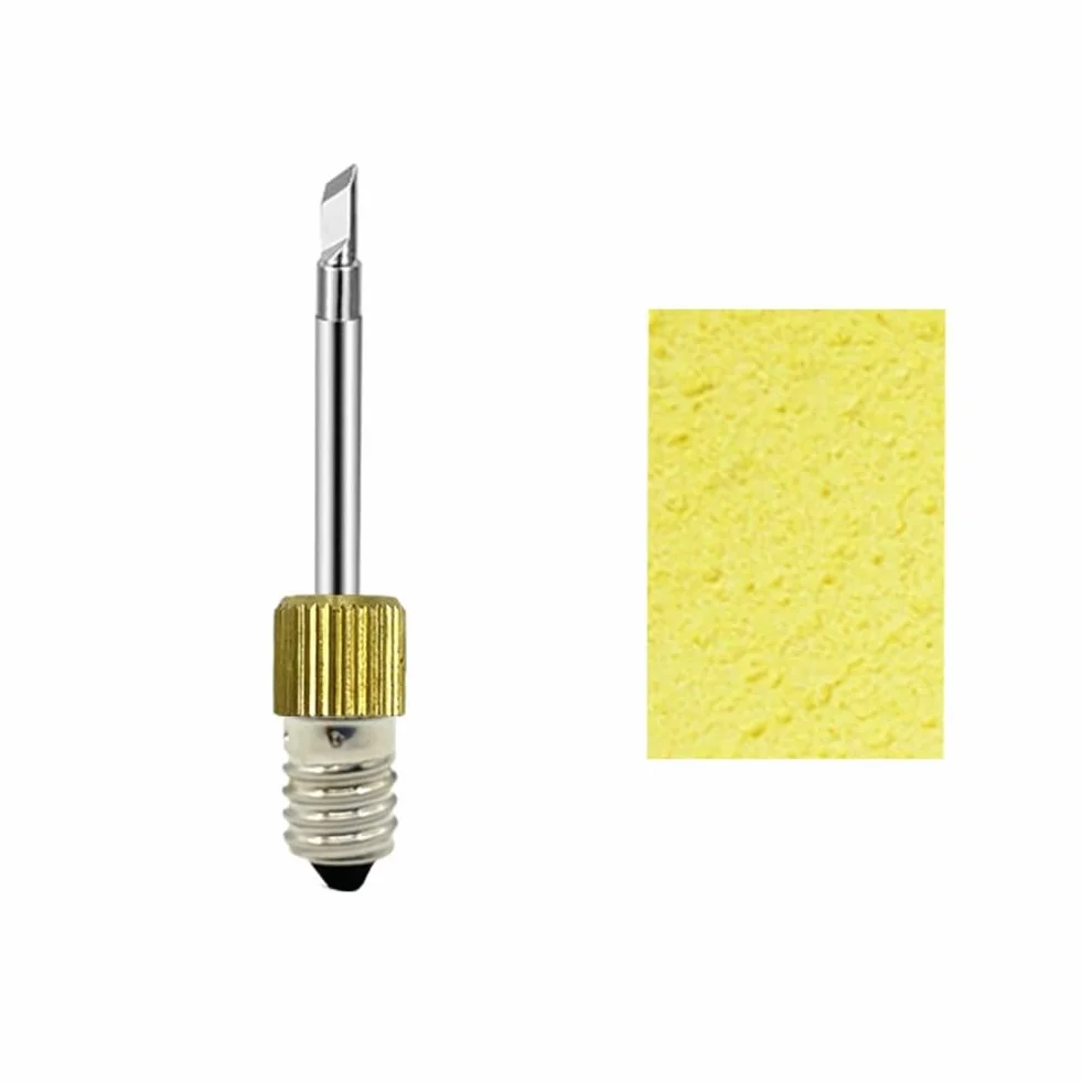 ISTOVO Końcówka Lutownicy Interfejs E10 Groty Lutownicy Grot Lutownicy USB Głowica Spawalnicza Narzędzia do Lutowania Branding Iron-C