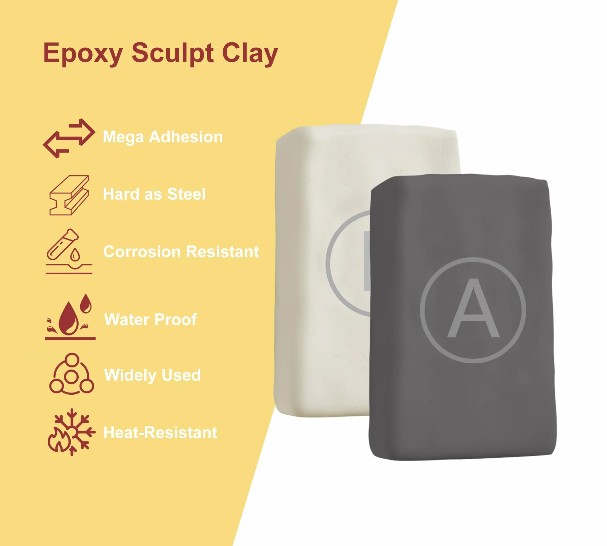 Kit epoksydowy, 280 g, wypełniacz basenowy, 2 w 1, do szybkiej naprawy pod wodą lub powyżej, glina epoksydowa do klejenia plastikowych, metalowych, ceramicznych płytek drewnianych, naprawiania