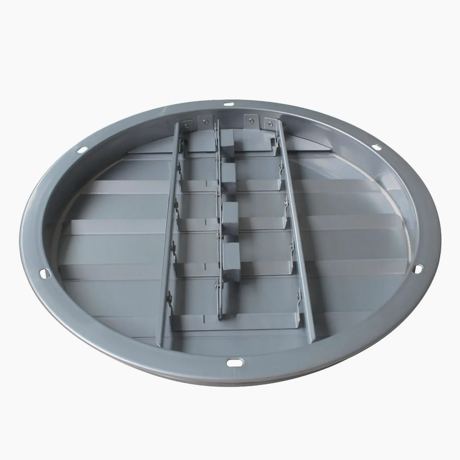 Okrągła osłona wylotu powietrza, okrągły grill odpowietrzający, wentylator wyciągowy, ruchome zamknięcie do domu (35 cm)