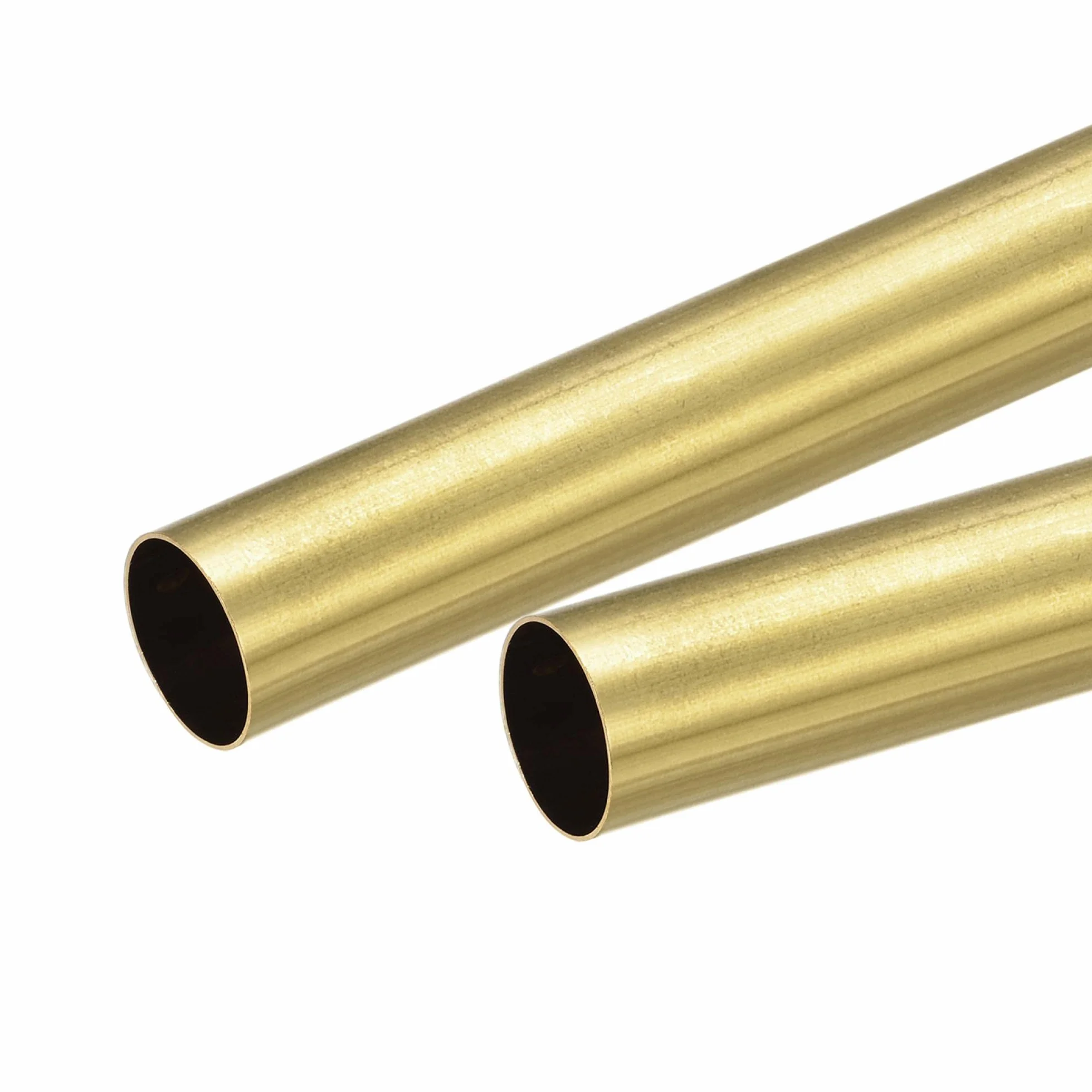 sourcing map 2 szt. mosiężna rura okrągła 20 mm średnica zewnętrzna 0,5 mm grubość ściany 200 mm długość rury