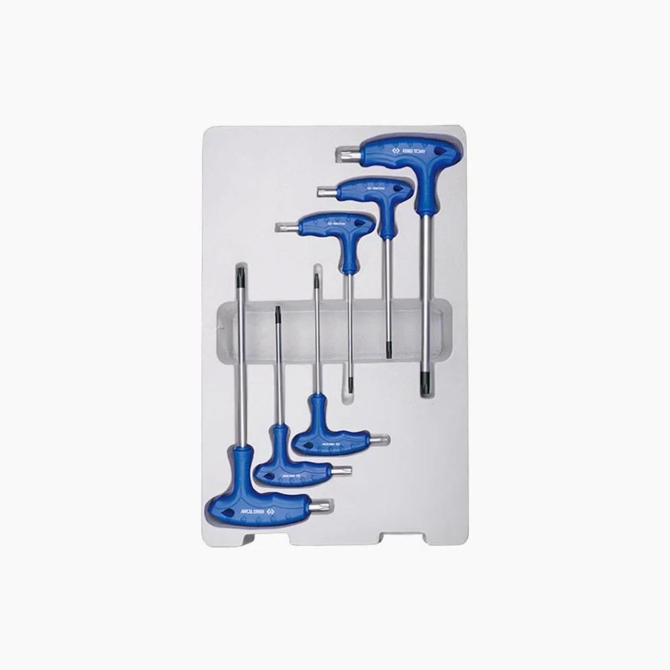 KING TONY 22306PR zestaw Torx ® z uchwytem L, 6 sztuk