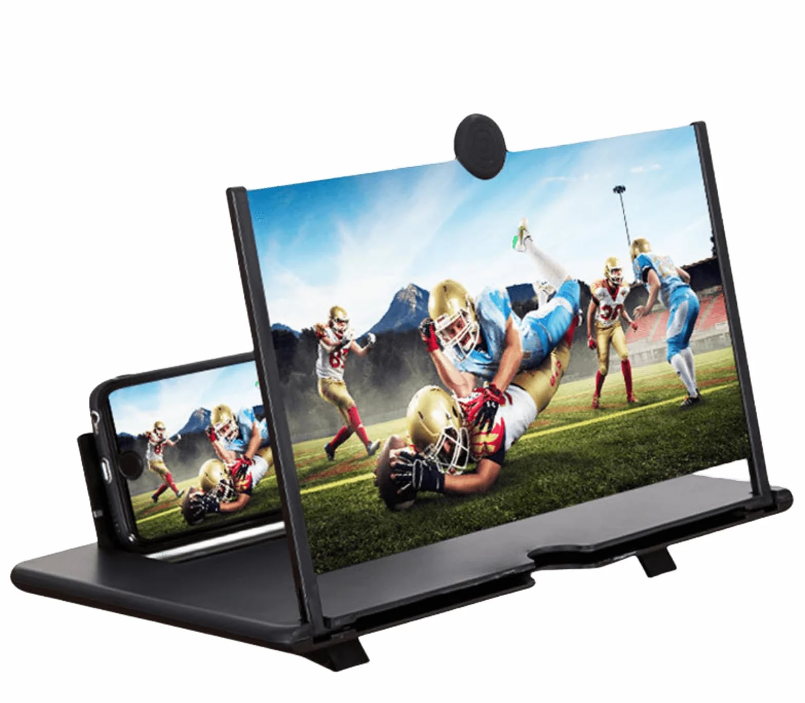 Lupa do telefonu komórkowego 3D HD, powiększenie ekranu telefonu komórkowego, używana w telefonach komórkowych do powiększenia ekranu, aby poprawić efekty filmowe, wideo i gry. Urodziny (14 cali,