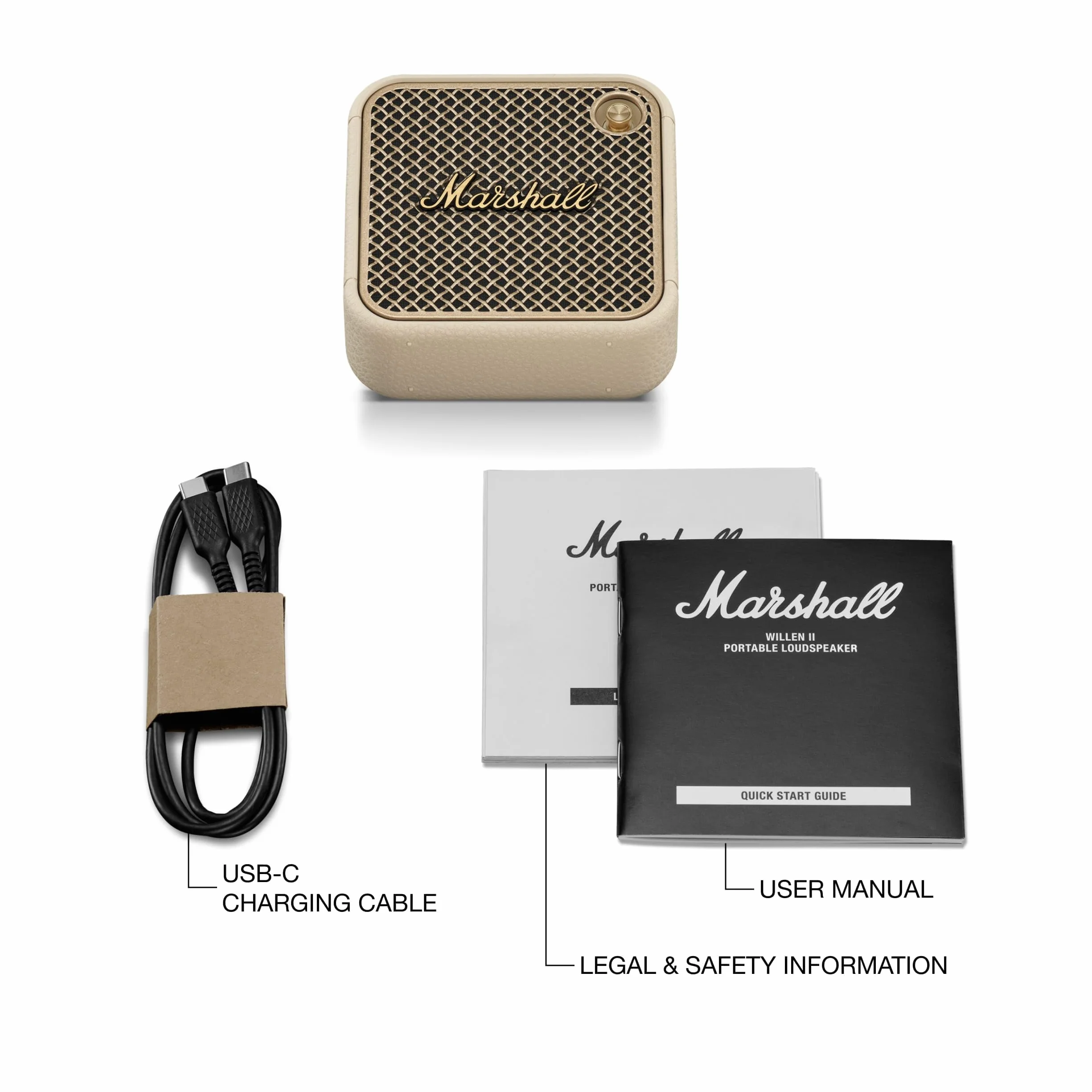 Marshall Willen Przenośny Głośnik Bluetooth - Biały