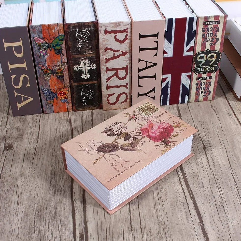 Tajny sejf na książki, słowniki i gotówkę, sejf na biżuterię, (Rose Diary Type)