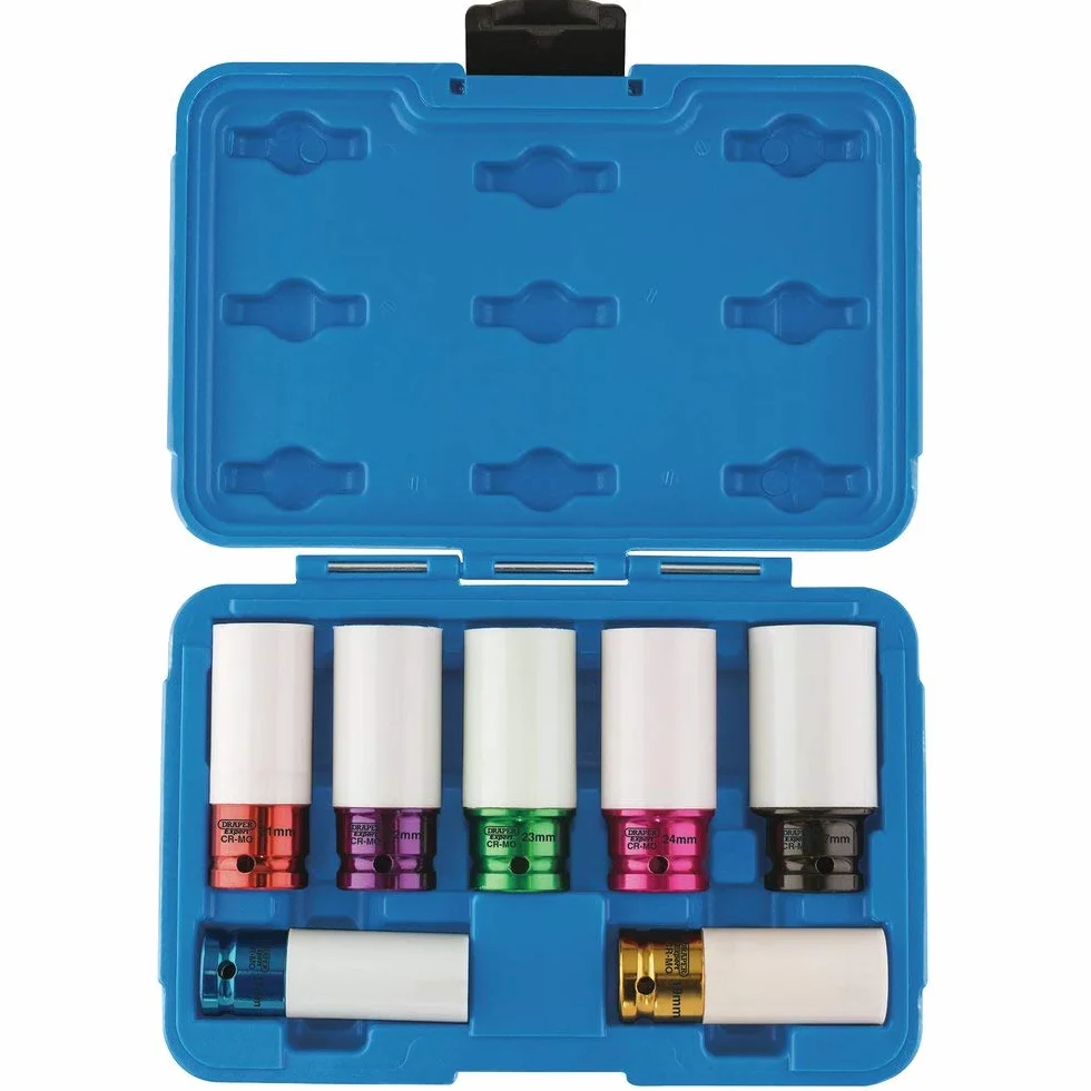 Draper 82979 1/2" Sq. Dr Nasadki do felg aluminiowych (7 sztuk)