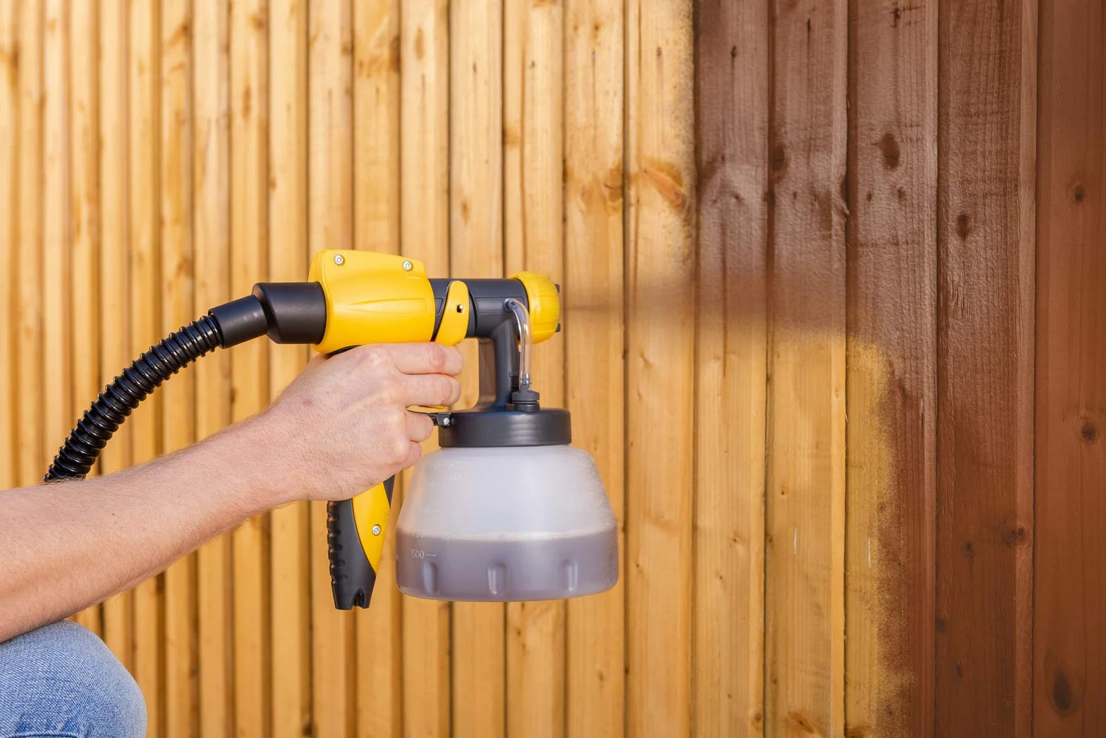 WAGNER Nakładka do spryskiwania Wood & Metal Extra Standard do lakierów i lazur, małych i średnich obiektów, pojemność pojemnika 800 ml