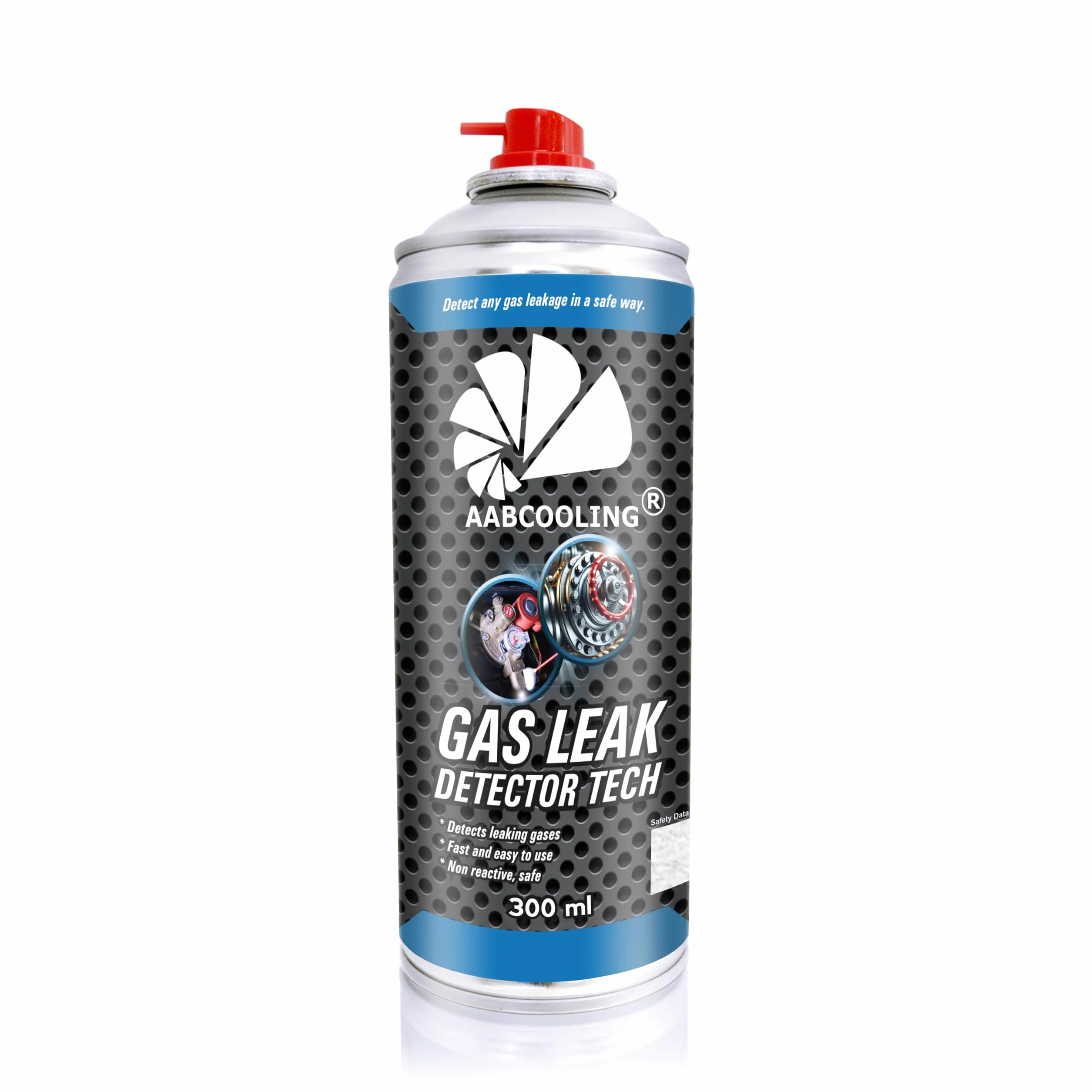 AABCOOLING Gas Leak Detector 12x 300ml Detektor Nieszczelności Gazu w Sprayu - Tester Szczelności, Wykrywanie Wycieków Gazu - Szybkie Sprawdzenie Szczelności Butli, Węży, Złącz i Reduktorów