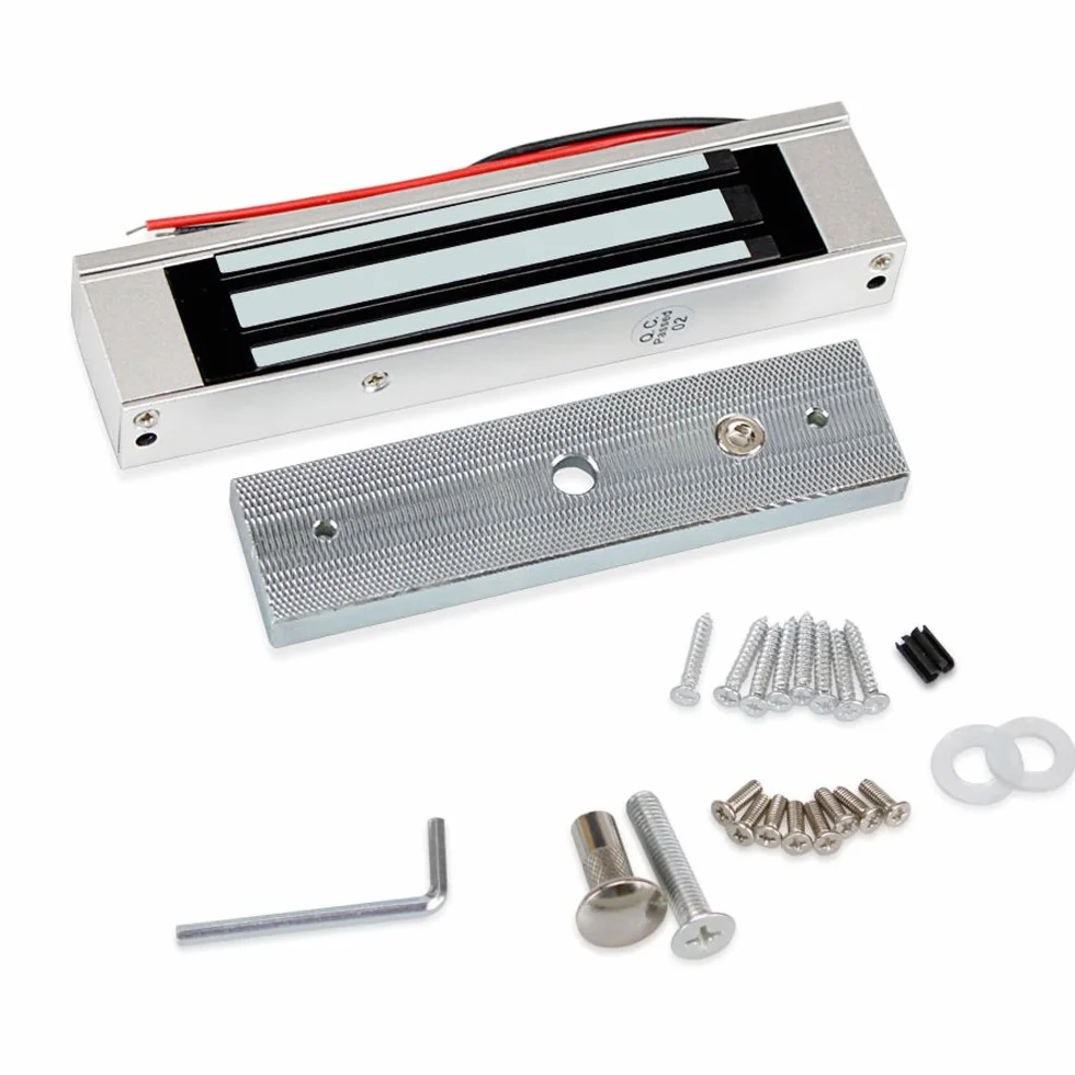 System kontroli dostępu do drzwi Zestaw sterownika RFID Klawiatura 125 KHz z zasilaczem + 180KG Elektryczny zamek magnetyczny Wodoodporny + 20 kart