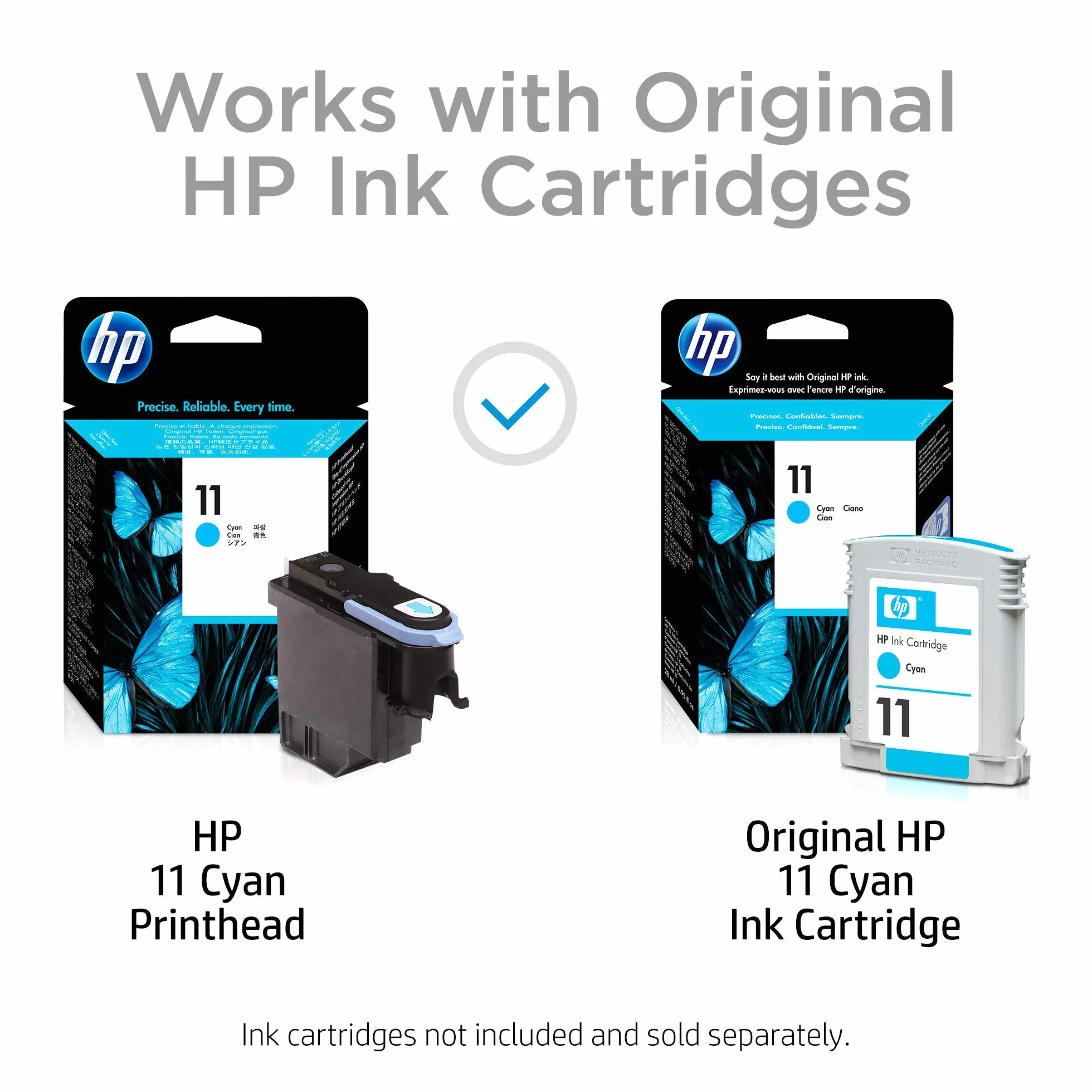 HP 11 Kaseta z Głowicą Drukującą C4811A Cyjan