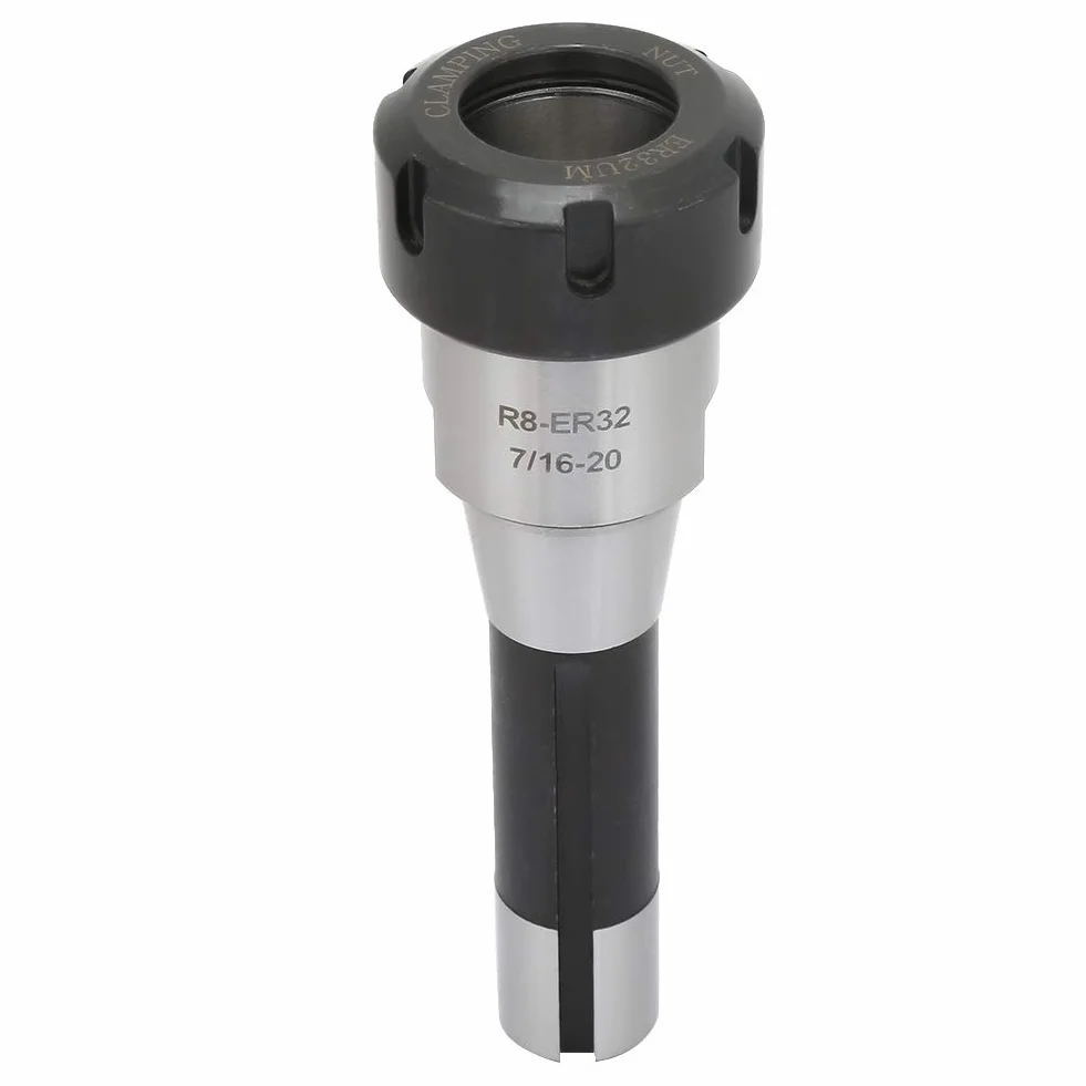 Generic Uchwyt Tulejowy R8 ER32 Precyzyjne Narzędzie do Frezowania CNC do Obróbki 16 Cm 1 szt. i 6 Tulei Zaciskowych