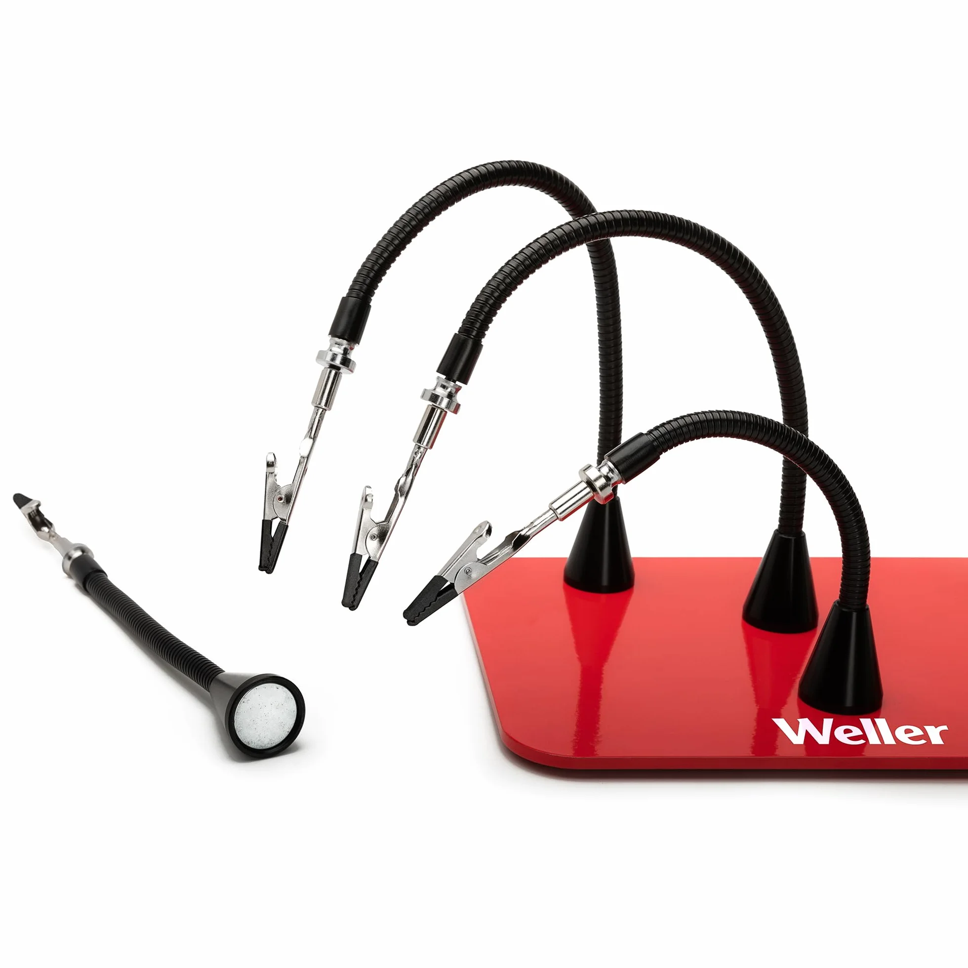 Weller WLACCHHM-02EU Pomóż dłoniom z 4 ruchomymi i regulowanymi magnetycznymi ramionami do wielu konfiguracji