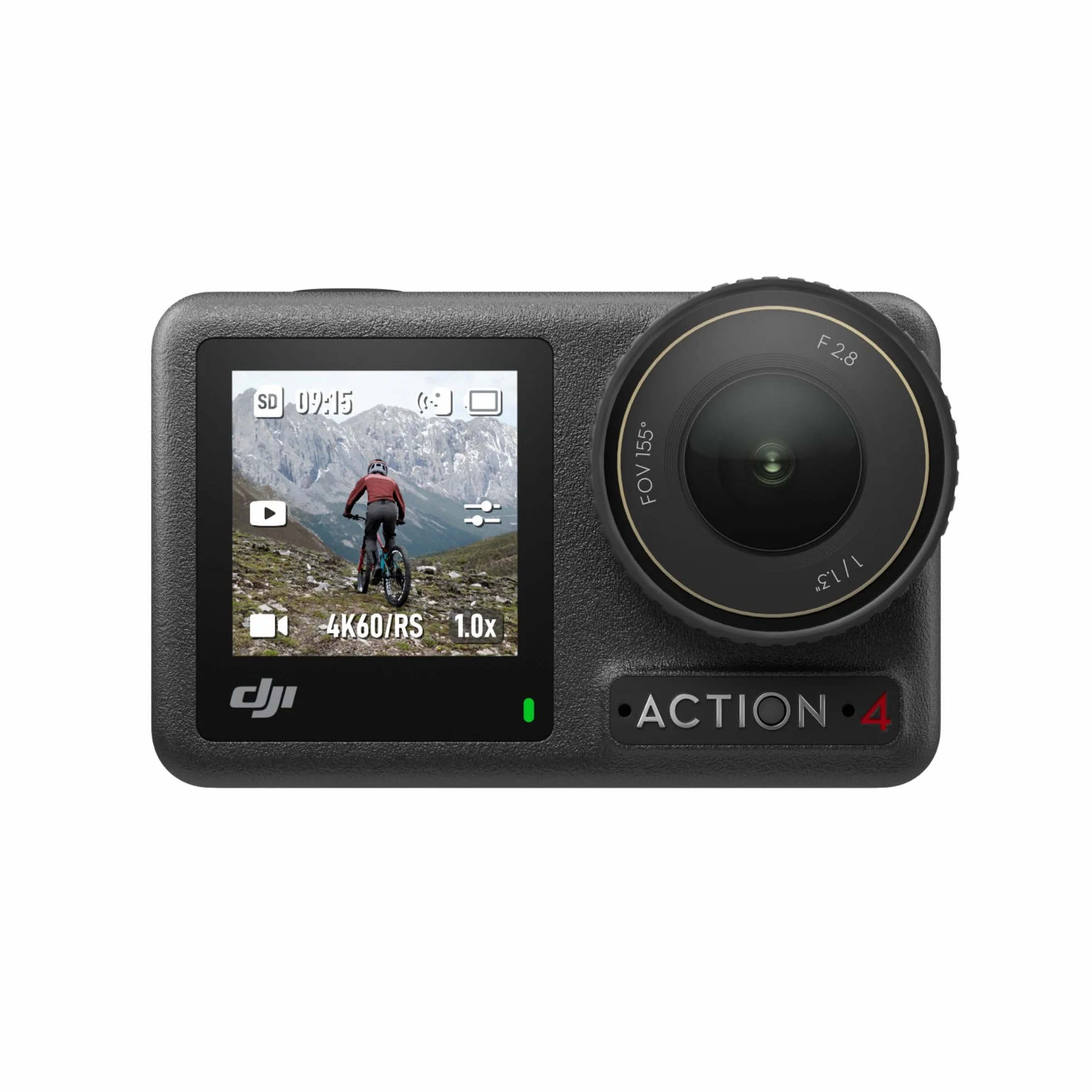 DJI Osmo Action 4 Standard Combo – wodoodporna kamera sportowa 4K/120 fps z czujnikem 1/1,3 cala, świetnym obrazowaniem w słabym świetle, 10-bitową głębią kolorów oraz akumulatorem 1770 mAh