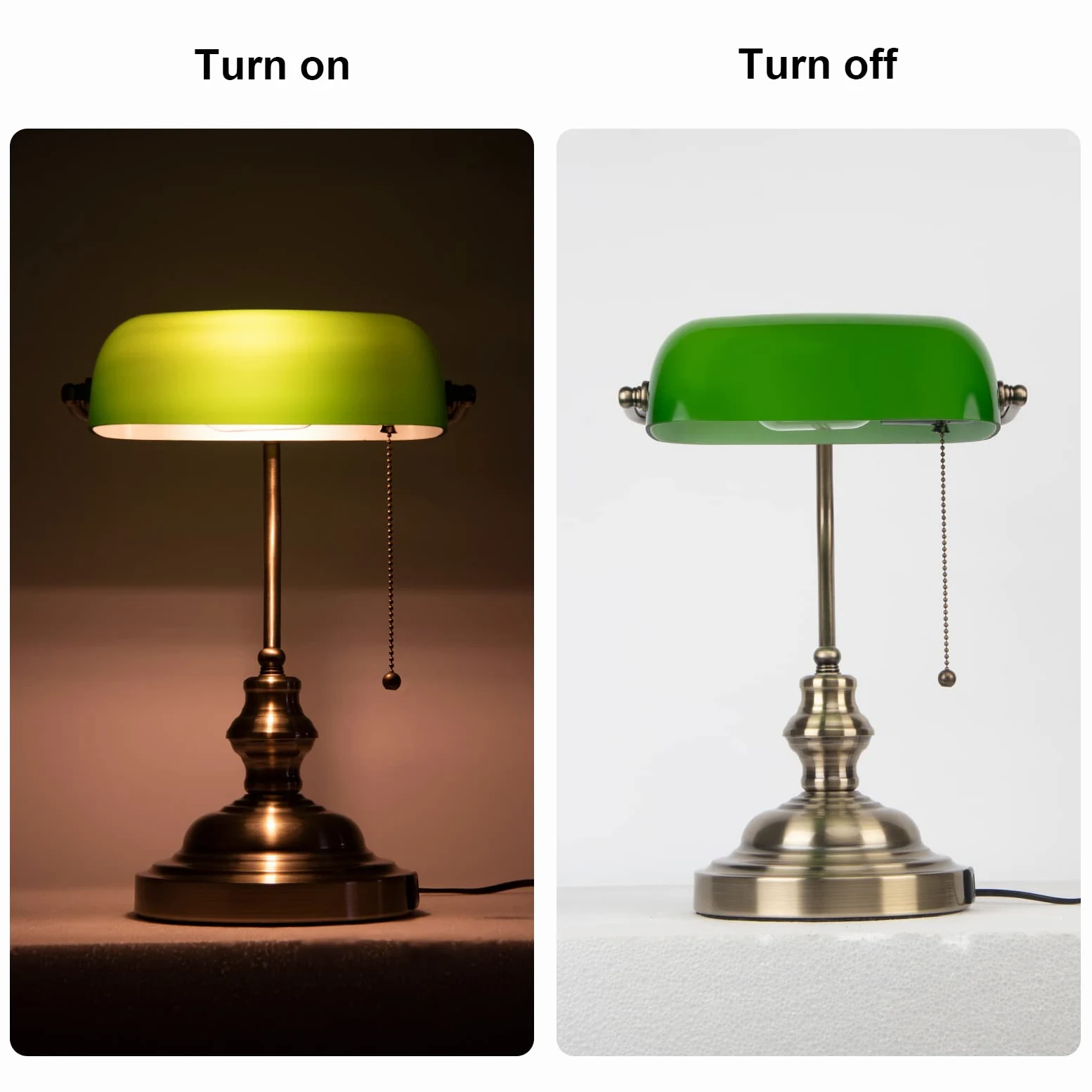 Lampa Stołowa W Stylu Ekologicznym, Wykonana Ze Szkła, W Stylu Retro, Z Gniazdem USB Do Ładowania Oraz Mosiężnym Przełącznikiem W Stylu Retro