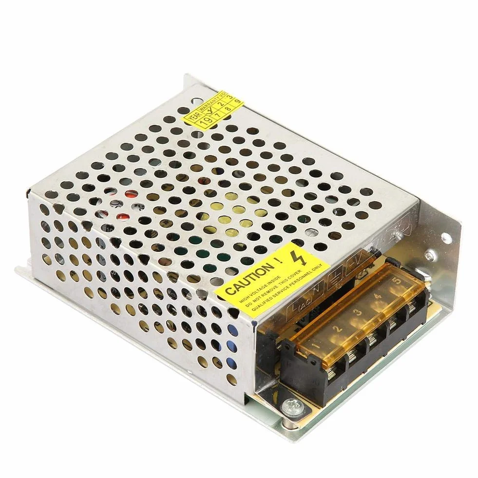 Zasilacz impulsowy 5V stałe napięcie DC zasilacz wyświetlacza 25W 5A transformator do oświetlenia LED