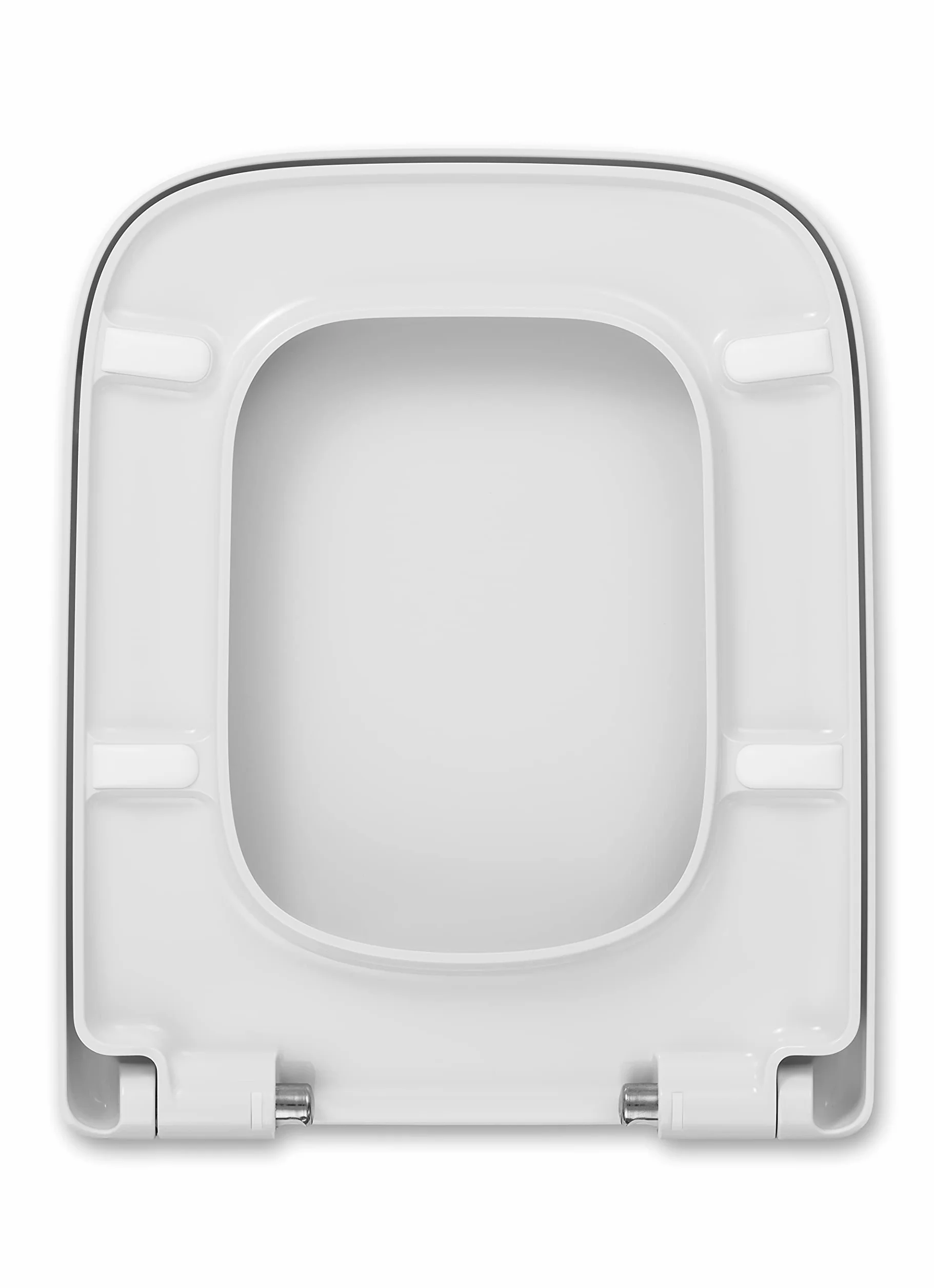 Haro Makira 531554 deska sedesowa SoftClose (WC z duroplastu, prostokątna, biała)
