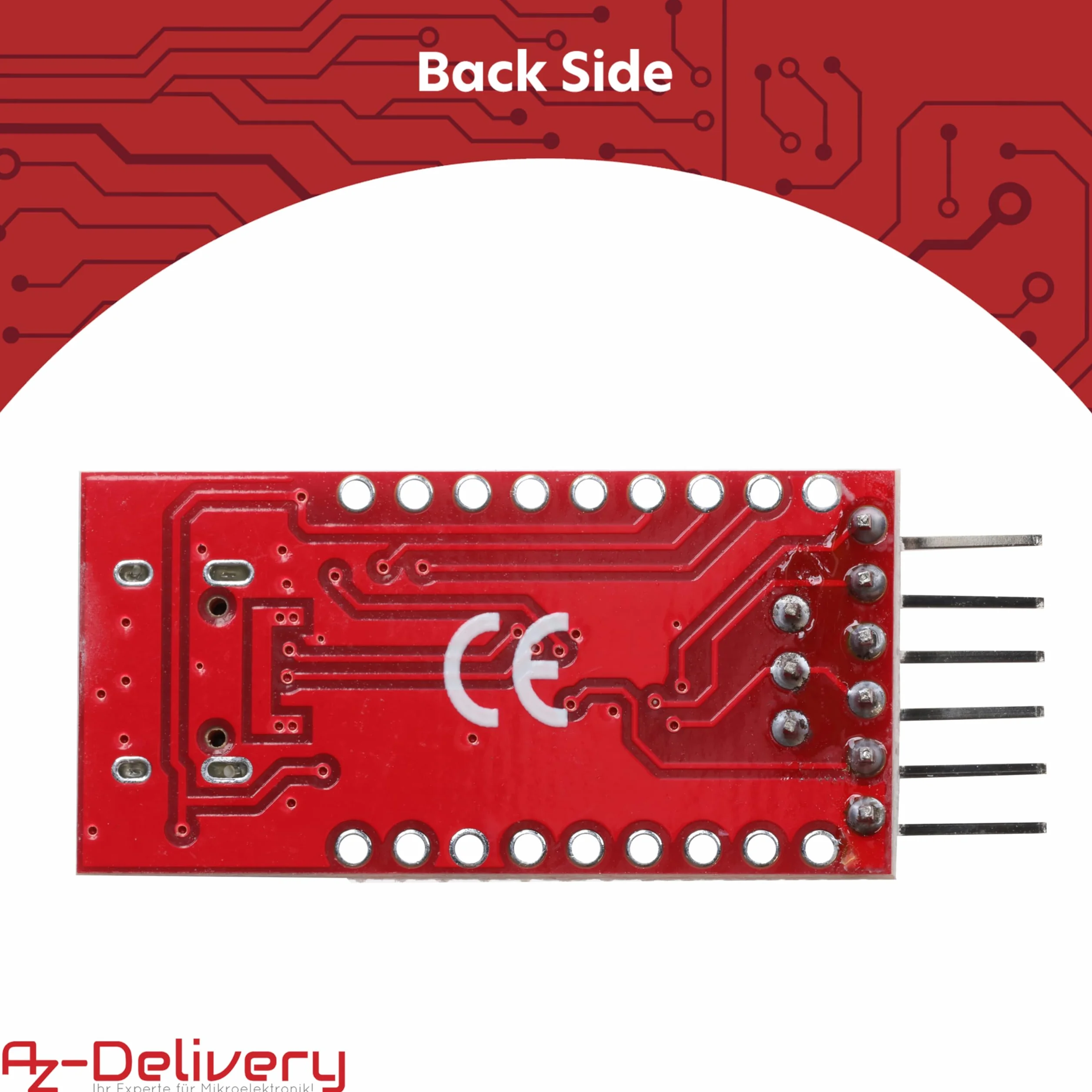 AZDelivery Adapter Szeregowy USB-C na TTL 3,3 V 5 V FT232RL Arduino