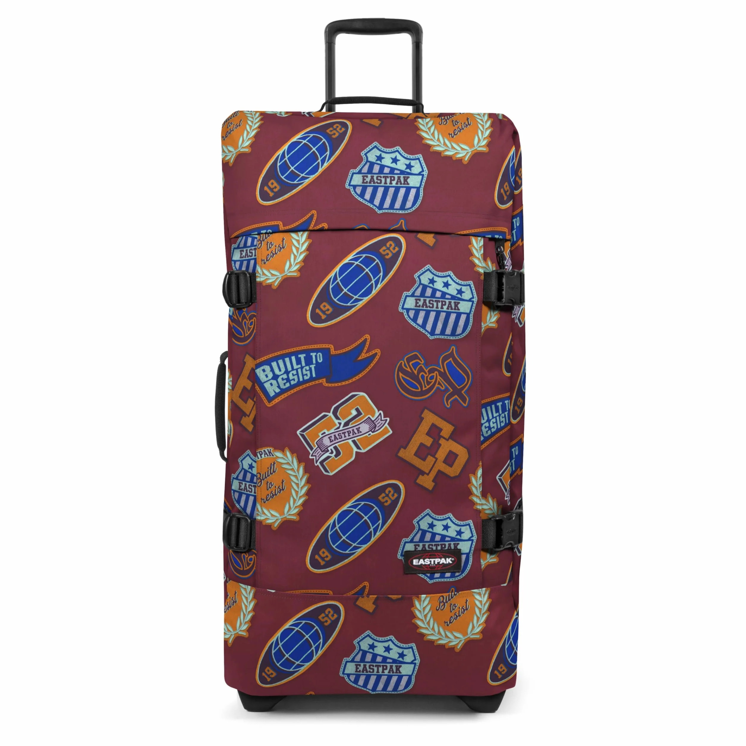 EASTPAK Tranverz L Walizka, 79 x 40 x 33 cm, 121 L, Clash Burgundy (Czerwony)