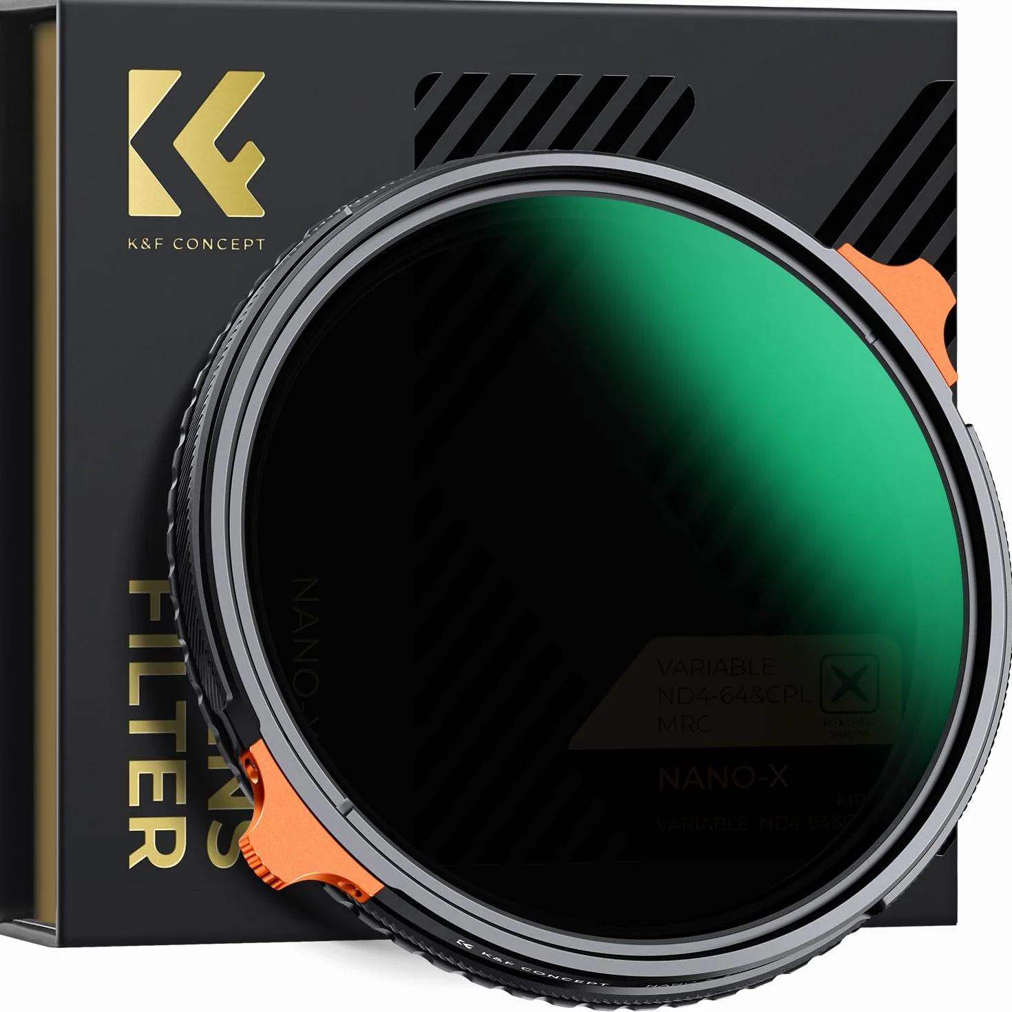 K&F Concept Nano-X ND 67 mm CPL&ND4-ND64 2 w 1 Wielofunkcyjny Filtr Szary i Polaryzacyjny CPL