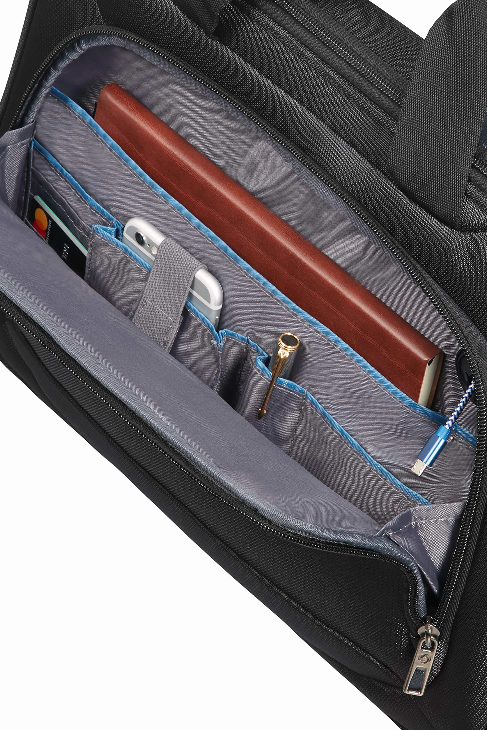 Samsonite Vectura Evo torba na laptopa 17.3 cala czarna 44 cm 20.5 L